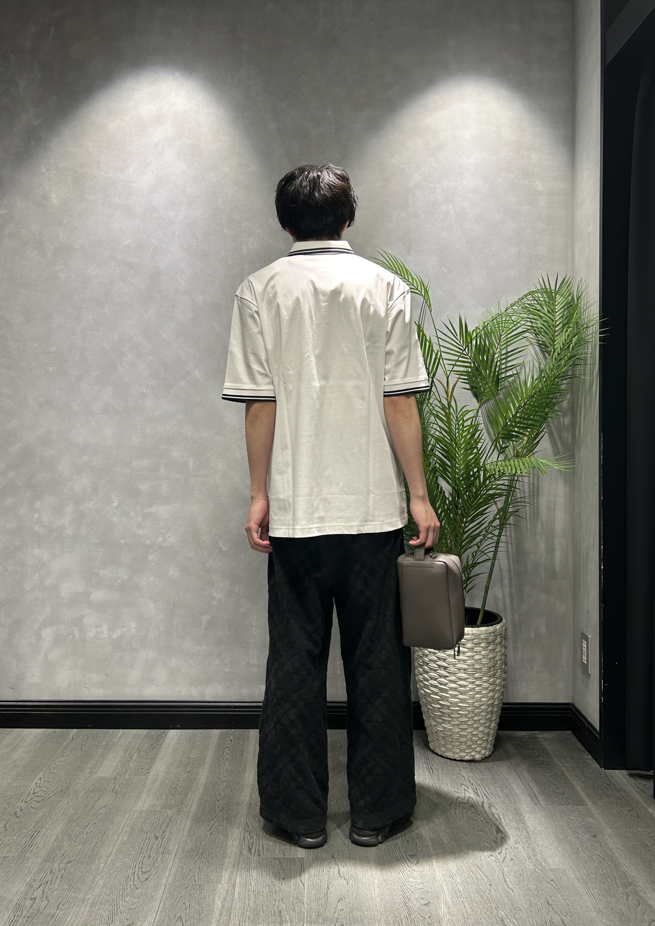 ruiさんの「TAKEO KIKUCHI｜【BOWLER HAT LABEL】アイスクリアコットン ボーラーハットウォーカー ポロシャツ」を使ったコーディネート