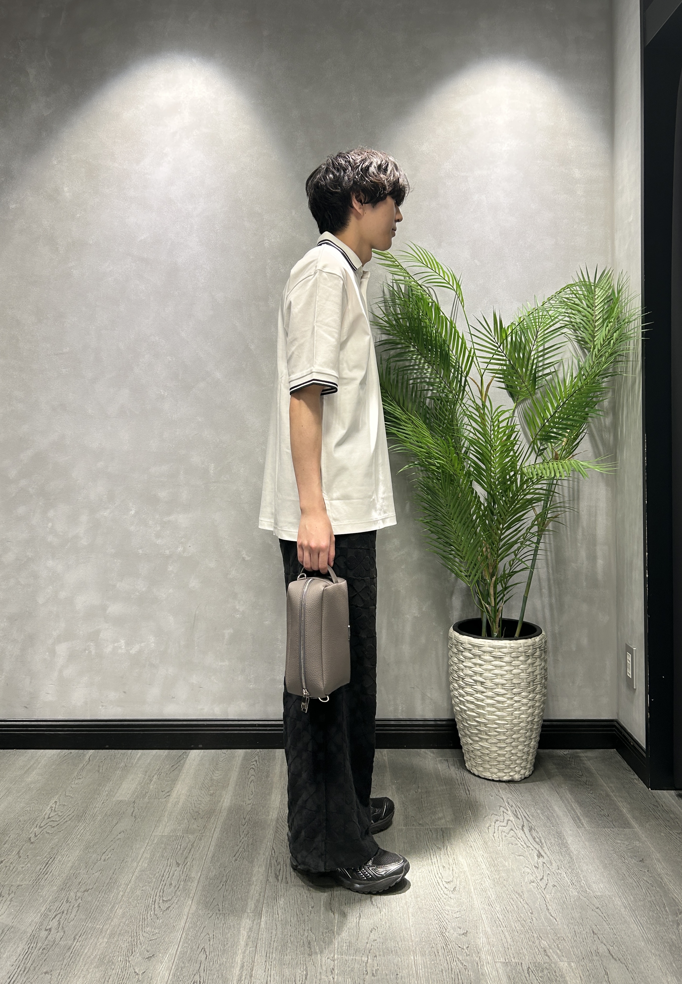 ruiさんの「TAKEO KIKUCHI｜【BOWLER HAT LABEL】アイスクリアコットン ボーラーハットウォーカー ポロシャツ」を使ったコーディネート