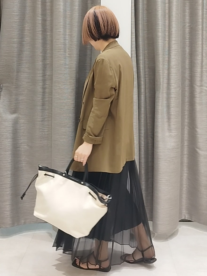 s u g iさんの「UNTITLED｜【セットアップ可/接触冷感/通気性】ドライシアーダブルジャケット」を使ったコーディネート