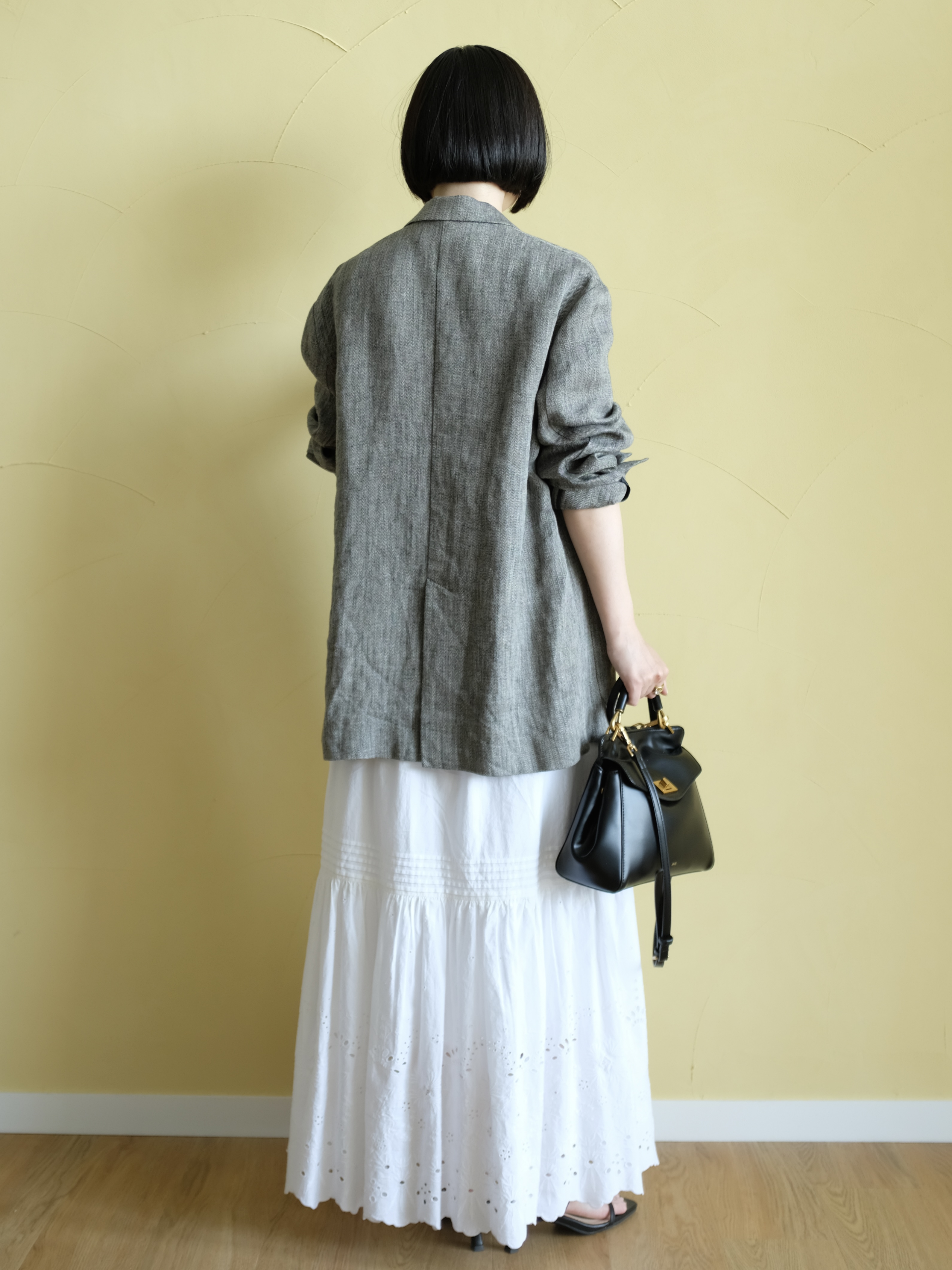 Kishimotoさんの「DRESSTERIOR｜【otonaMUSE5月号掲載】コットンシルクマルチボーダーニット」を使ったコーディネート