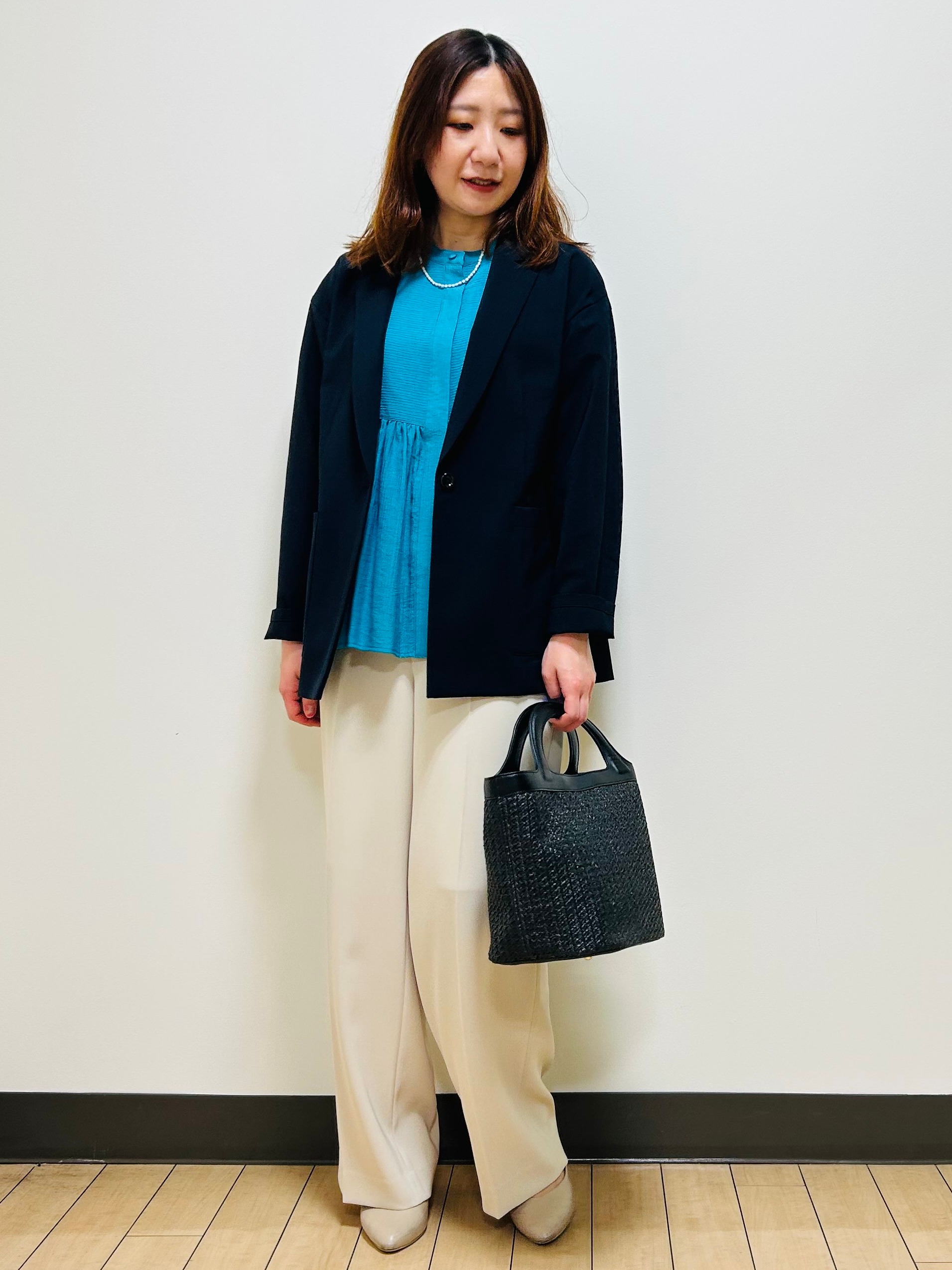 miiiさんの「Reflect｜【SS-4Lサイズ／接触冷感／シワになりにくい】リラクシーテーラードジャケット」を使ったコーディネート