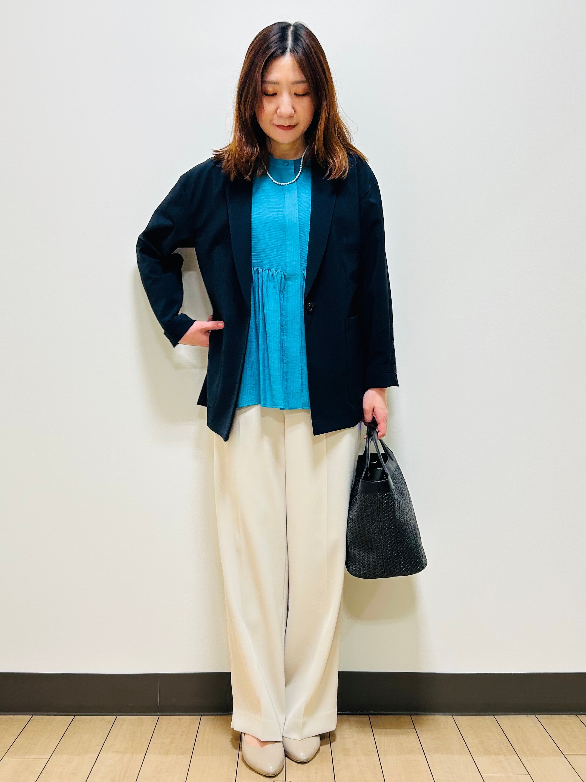 miiiさんの「Reflect｜【SS-4Lサイズ／接触冷感／シワになりにくい】リラクシーテーラードジャケット」を使ったコーディネート