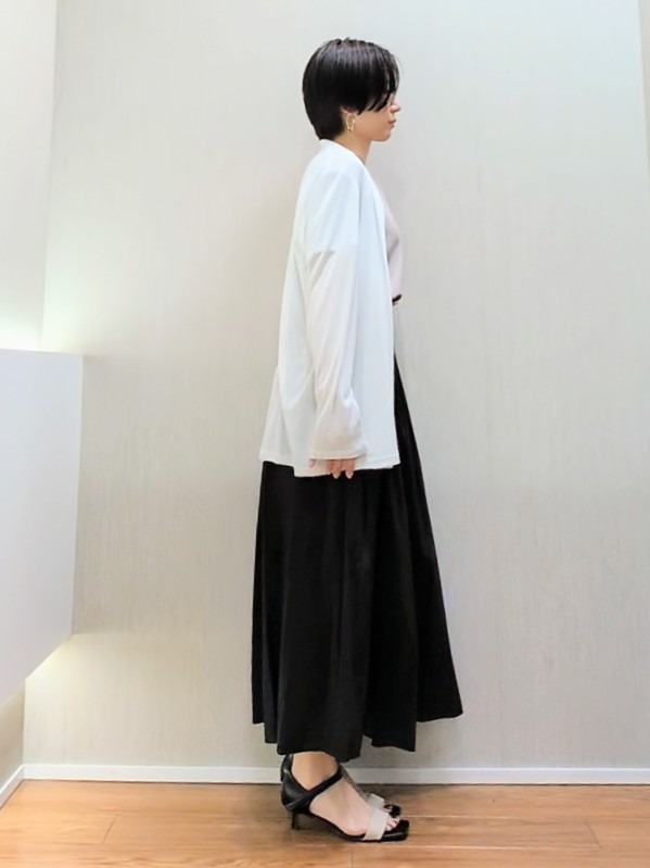 ミズタさんの「UNTITLED｜【接触冷感/UVカット/遮熱機能】フライスジャージカーディガン」を使ったコーディネート