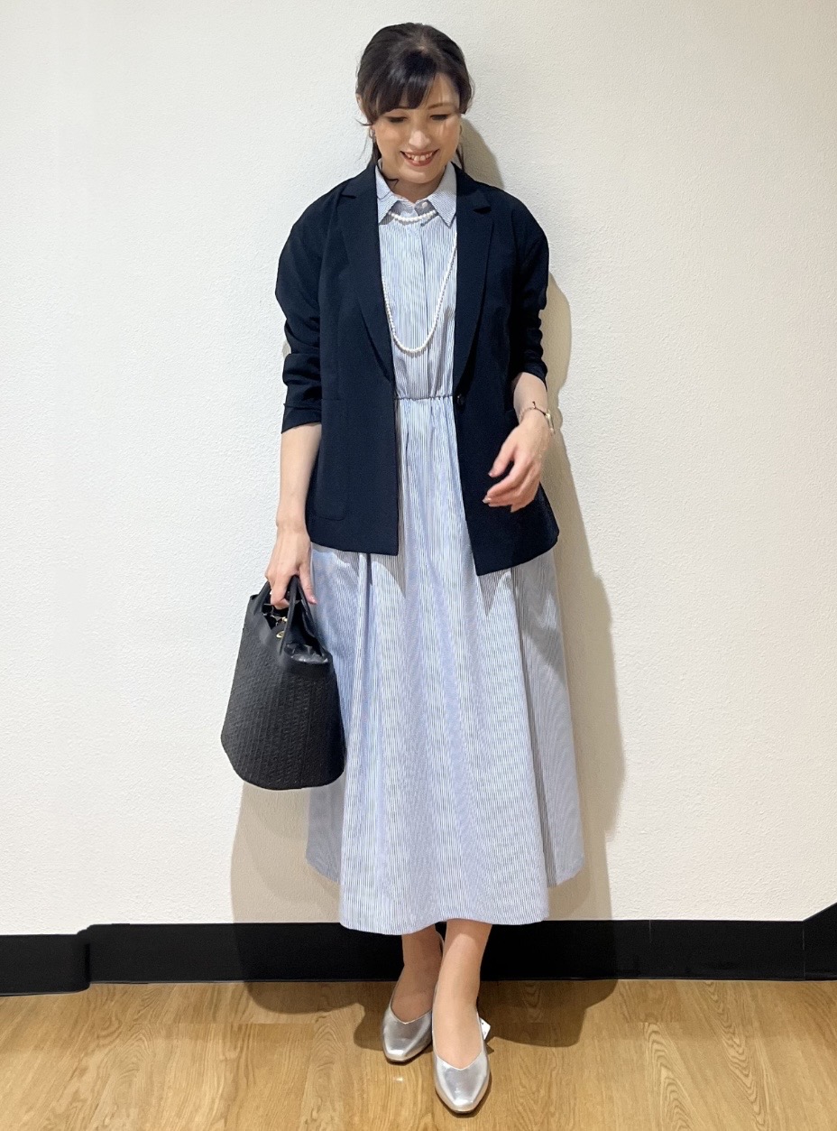ayaさんの「Reflect｜【SS-4Lサイズ／接触冷感／シワになりにくい】リラクシーテーラードジャケット」を使ったコーディネート