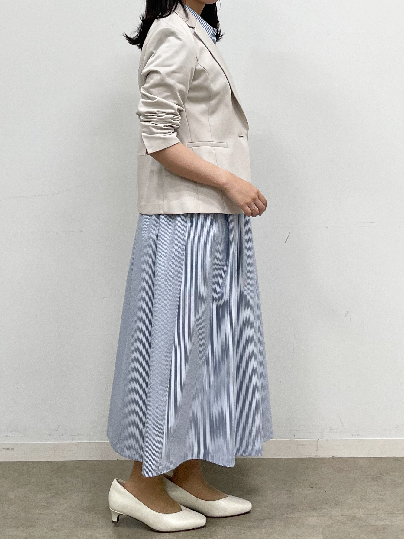 yukariさんの「Reflect｜【SS-4Lサイズ／UVカット／接触冷感】匠ジャケット／ベーシックテーラード」を使ったコーディネート