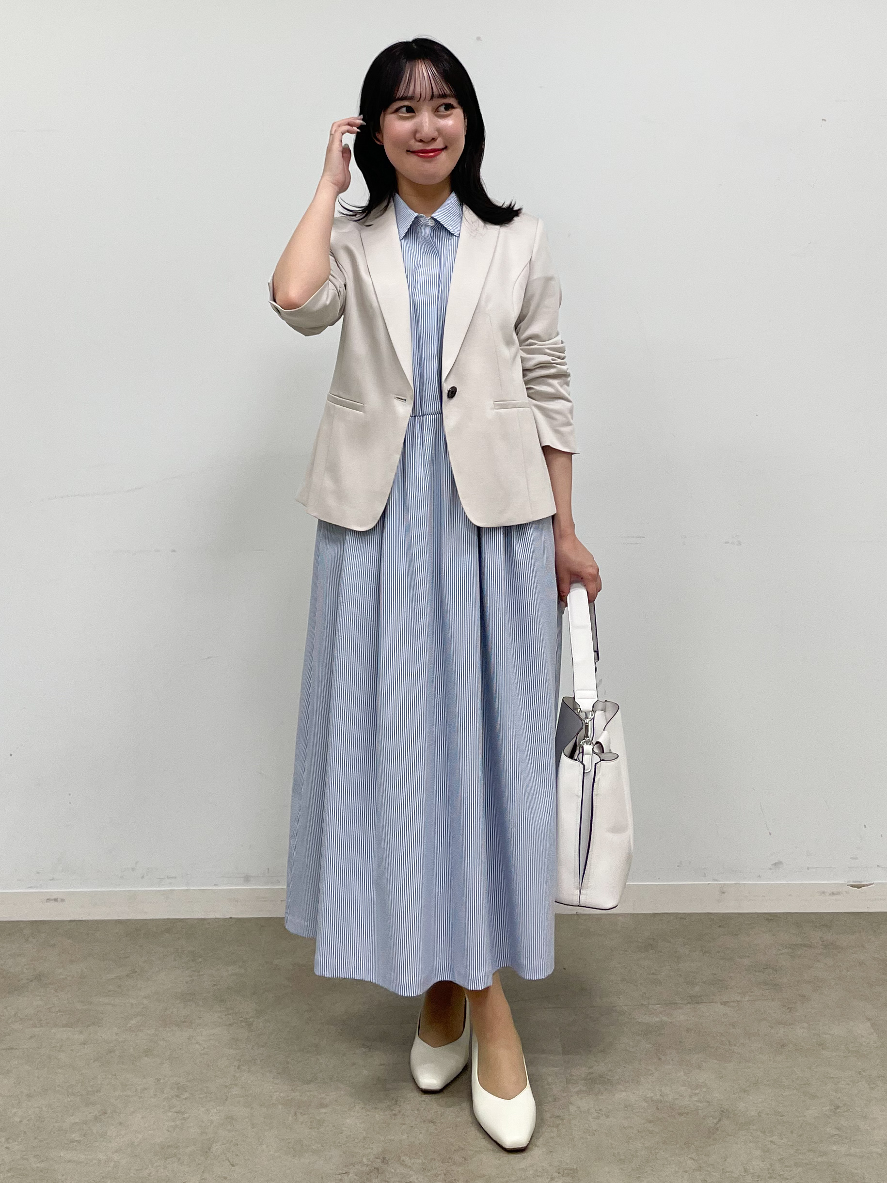 yukariさんの「Reflect｜【SS-4Lサイズ／UVカット／接触冷感】匠ジャケット／ベーシックテーラード」を使ったコーディネート
