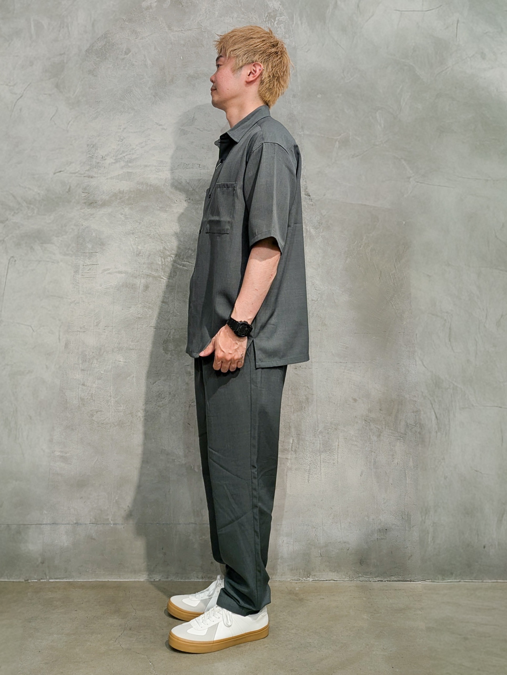 daiさんの「THE SHOP TK｜LITE TEX ダブルフラップ半袖シャツ 接触冷感/吸水速乾/UVカット/アンチピリング/イージー」を使ったコーディネート