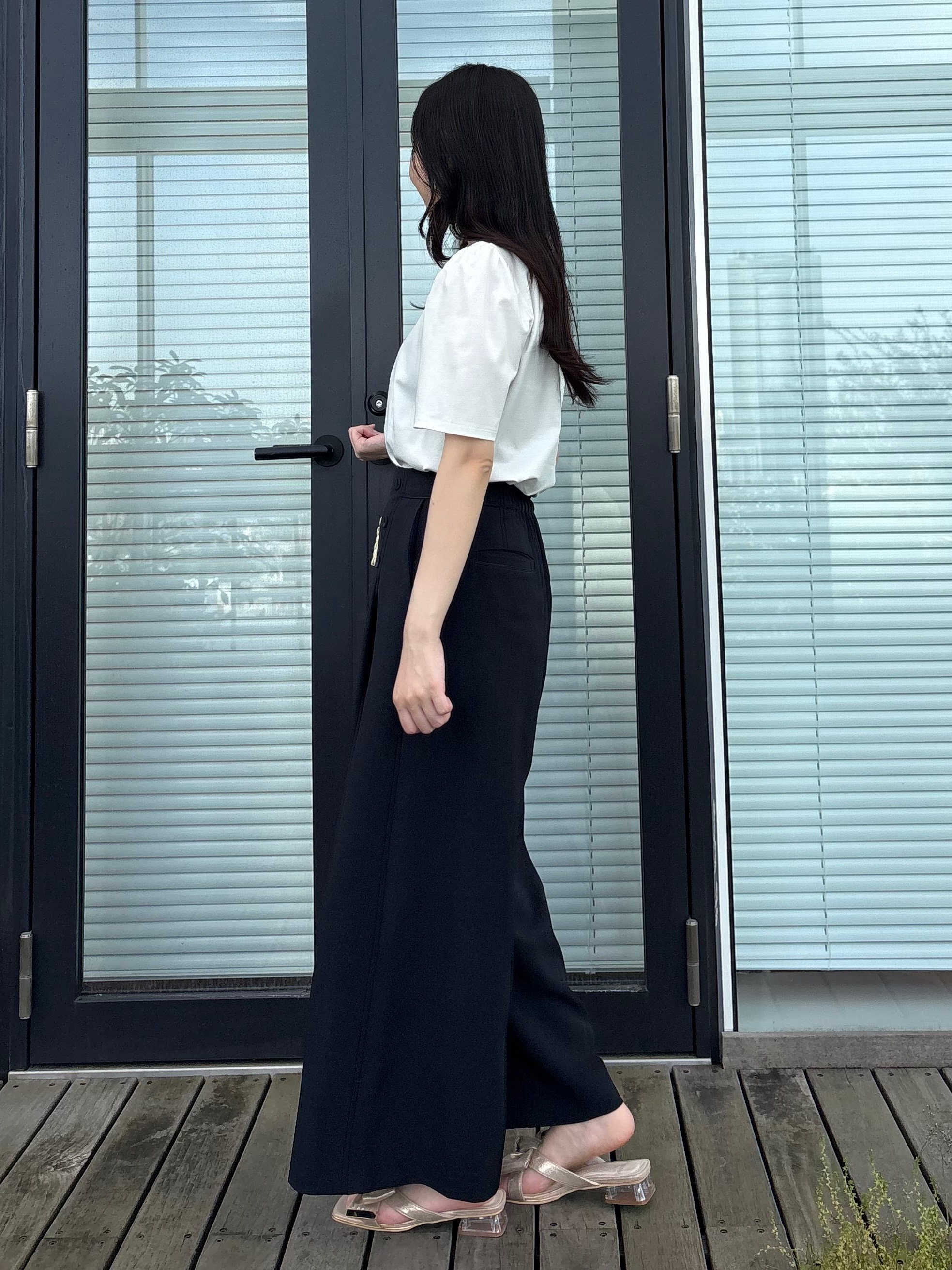 AOIさんの「Couture brooch｜【UVカット・接触冷感・洗える】襟レース トップス」を使ったコーディネート