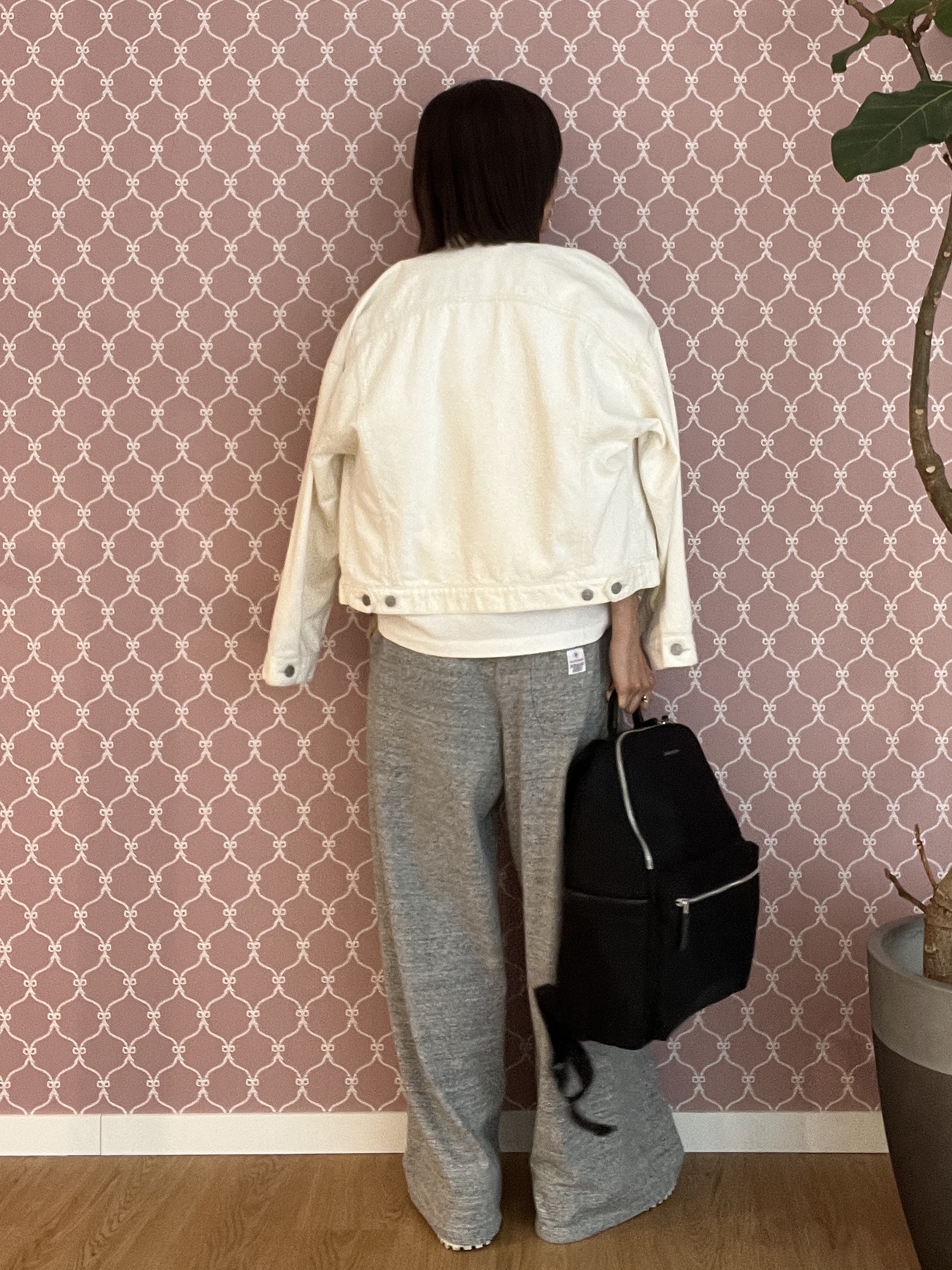 misaさんの「DRESSTERIOR｜【ウォッシャブル】バンドカラー ホワイトＧジャン」を使ったコーディネート