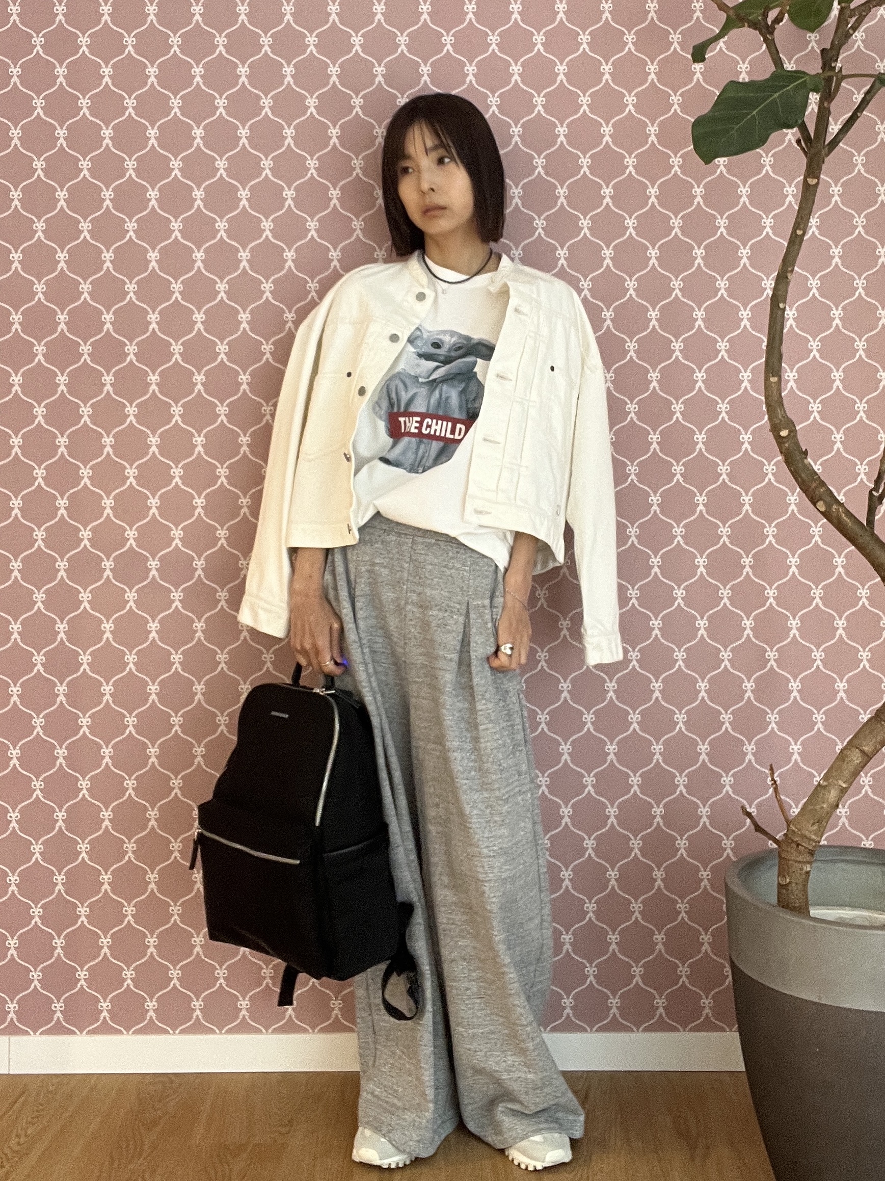 misaさんの「DRESSTERIOR｜【ウォッシャブル】バンドカラー ホワイトＧジャン」を使ったコーディネート