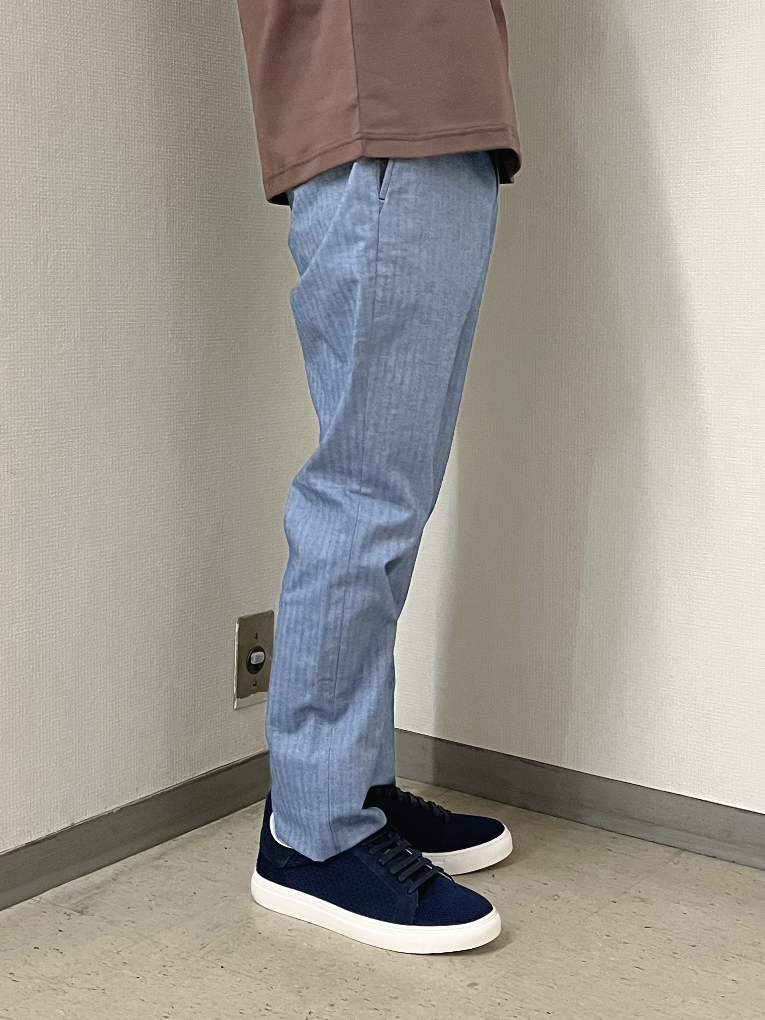 URAさんの「TAKEO KIKUCHI｜リップル小花シャツ」を使ったコーディネート