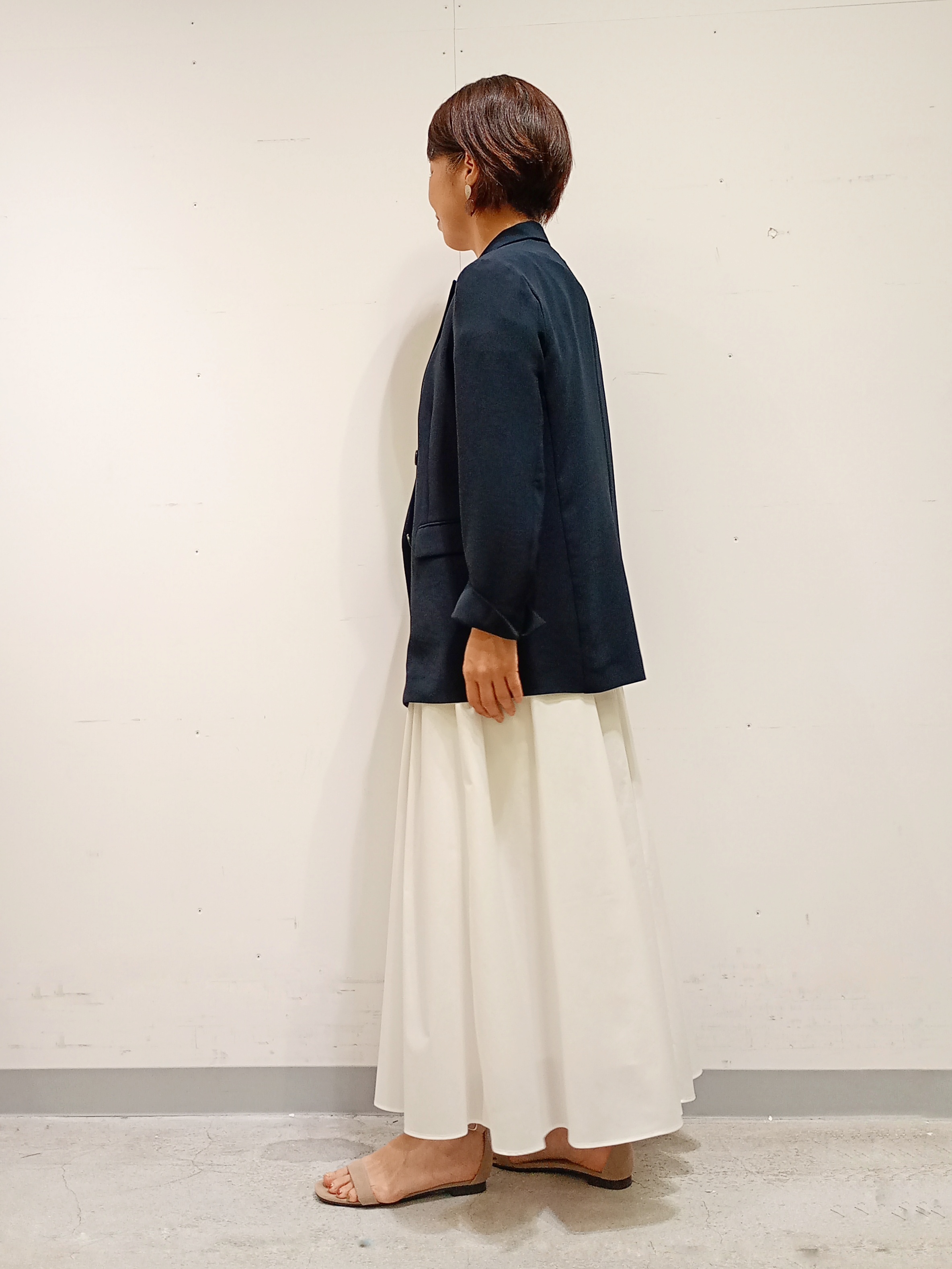Kさんの「INDIVI｜【洗える／多機能／SETUP可】着る日傘ダブルジャケット」を使ったコーディネート