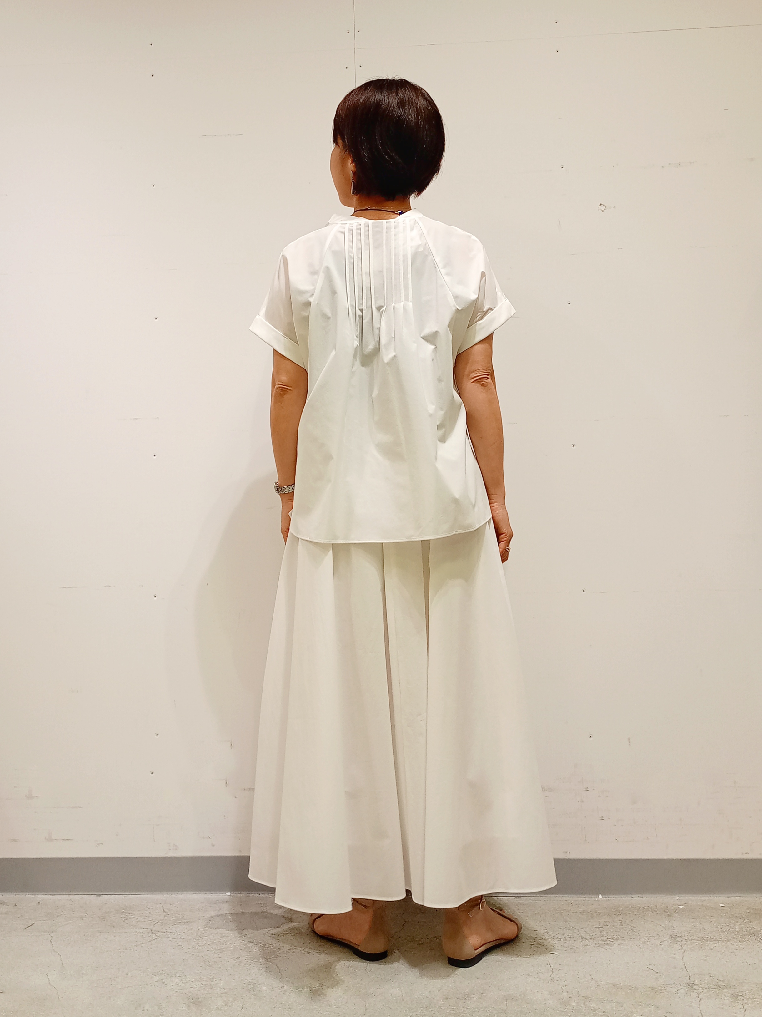 Kさんの「INDIVI｜【洗える／多機能／SETUP可】着る日傘ダブルジャケット」を使ったコーディネート