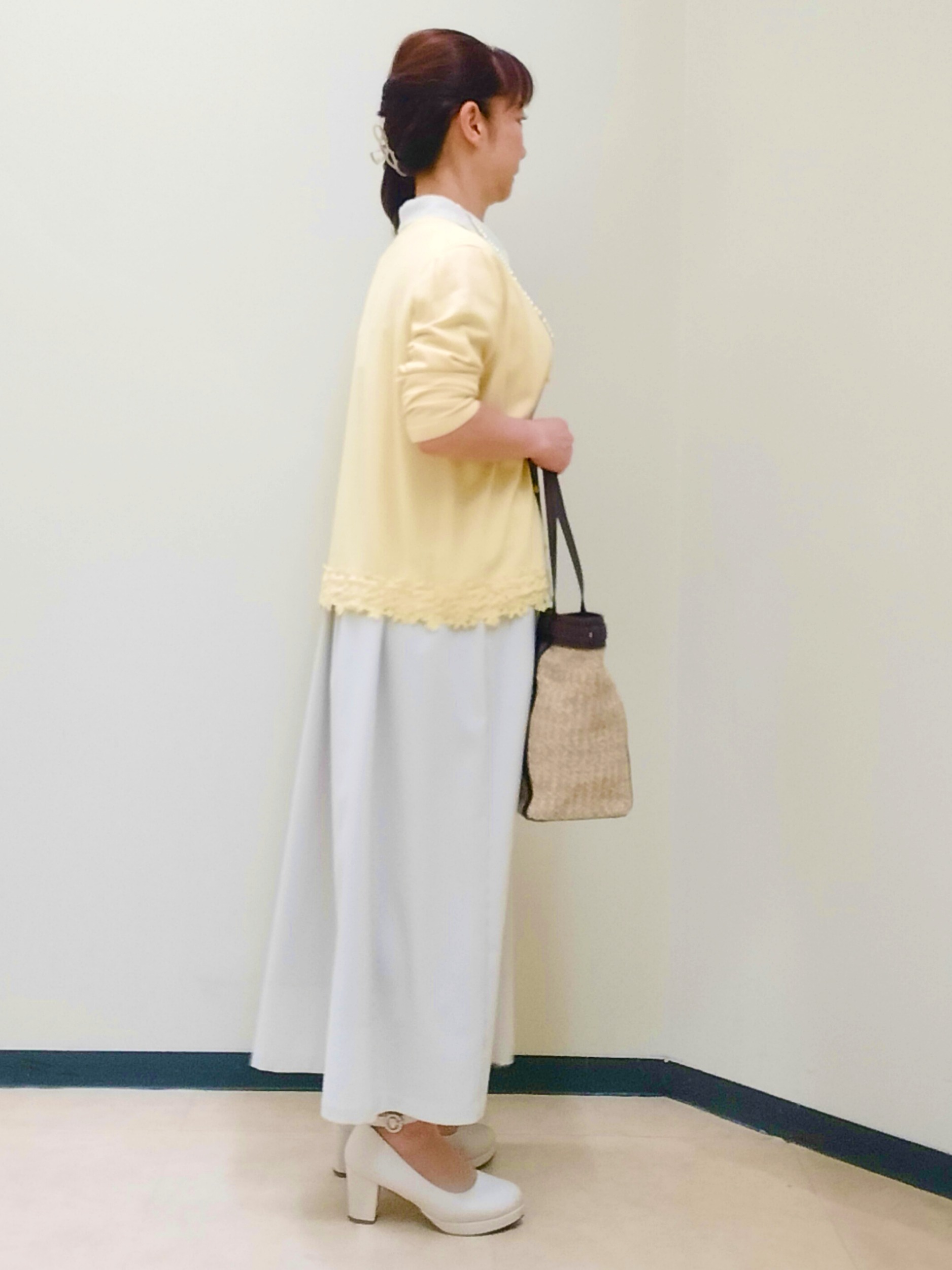 花さんの「Reflect｜フレンチスリーブシャツワンピース」を使ったコーディネート