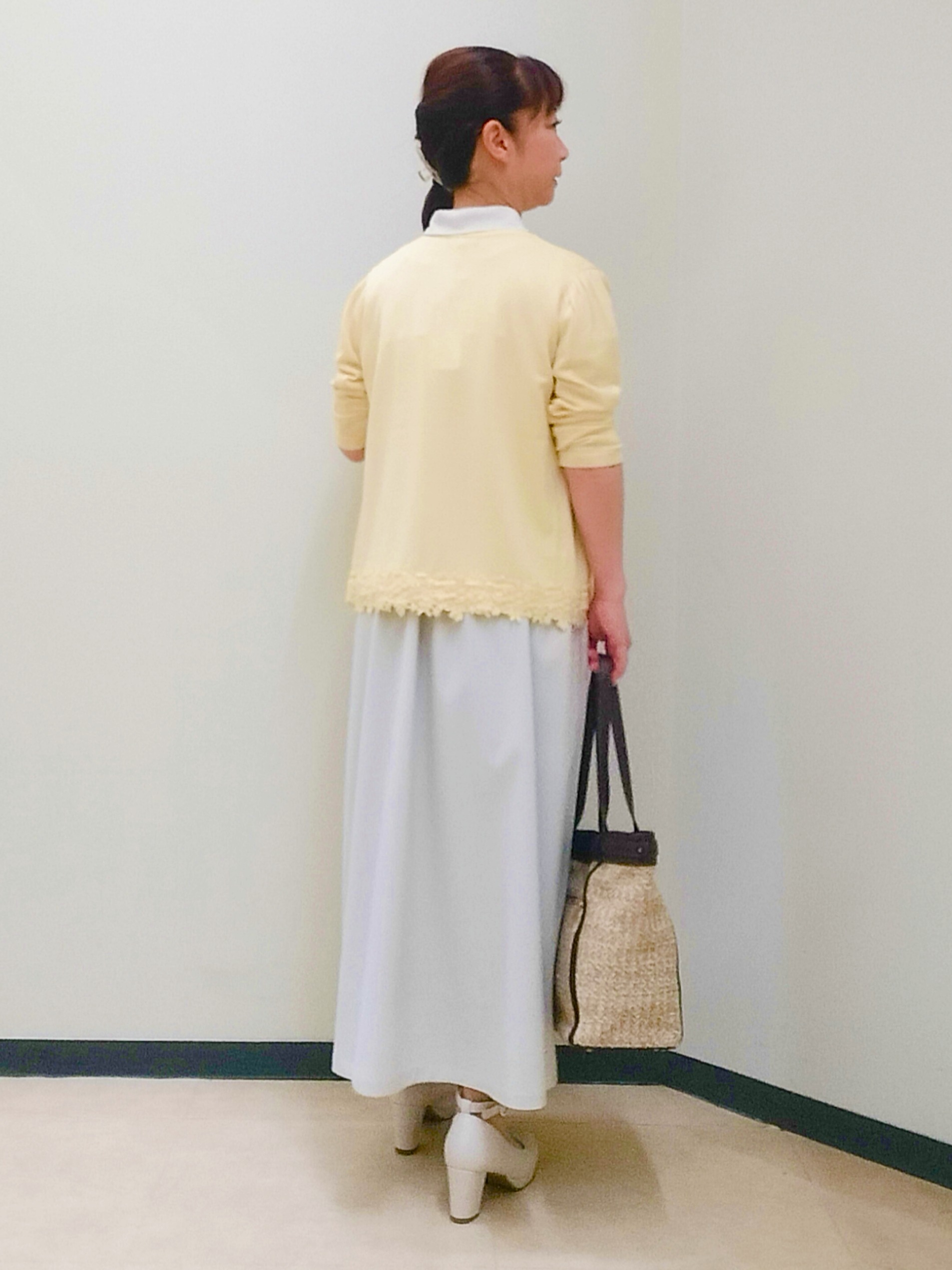 花さんの「Reflect｜フレンチスリーブシャツワンピース」を使ったコーディネート