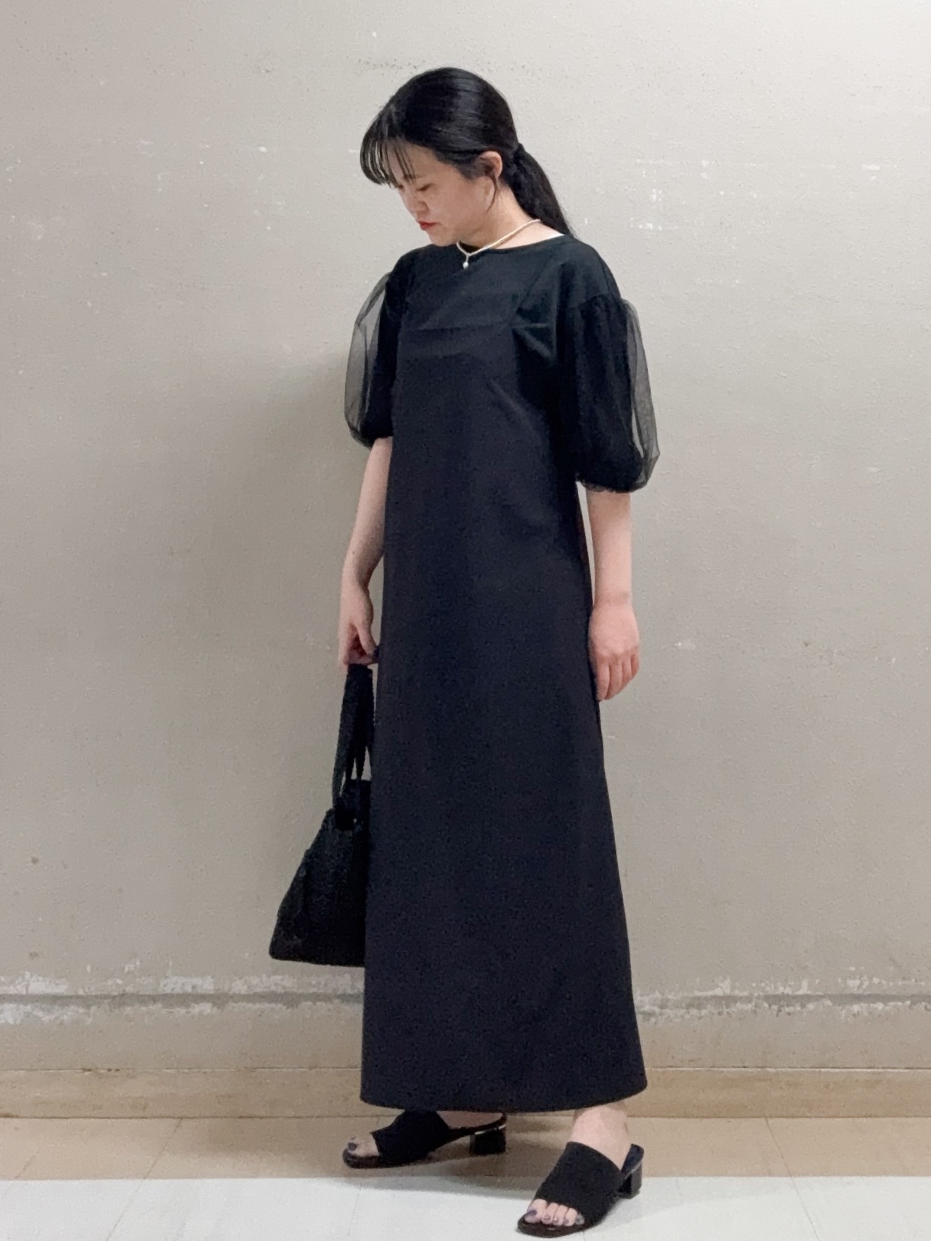  Aさんの「Reflect｜【UVカット／接触冷感／吸水速乾】チュールスリーブプルオーバー」を使ったコーディネート