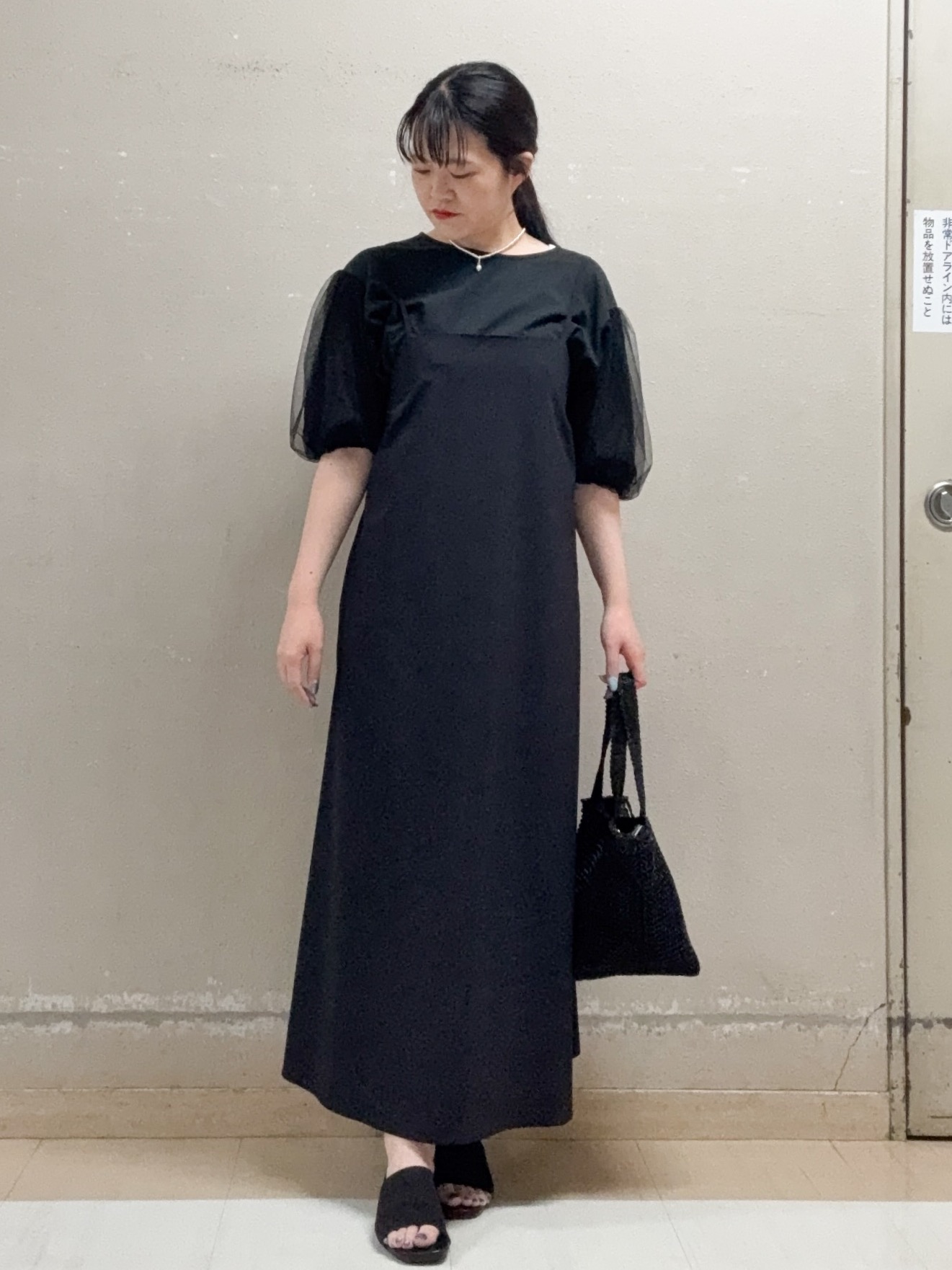  Aさんの「Reflect｜【UVカット／接触冷感／吸水速乾】チュールスリーブプルオーバー」を使ったコーディネート