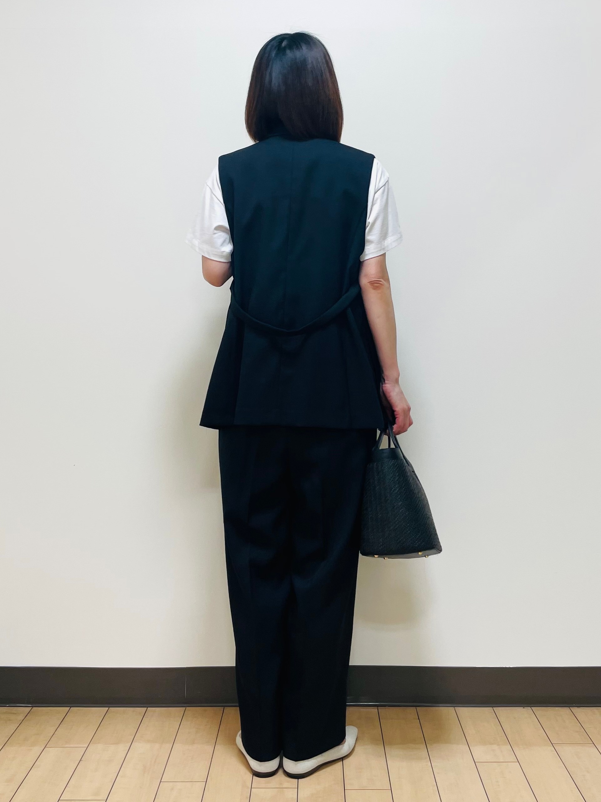Riiさんの「Reflect｜【セットアップ可】リネンライクジレ」を使ったコーディネート