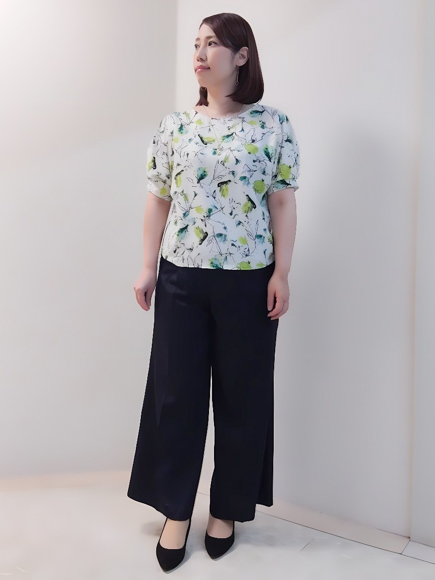 エリさんの「Reflect｜【SS-4Lサイズ／接触冷感／シワになりにくい】リラクシーテーラードジャケット」を使ったコーディネート