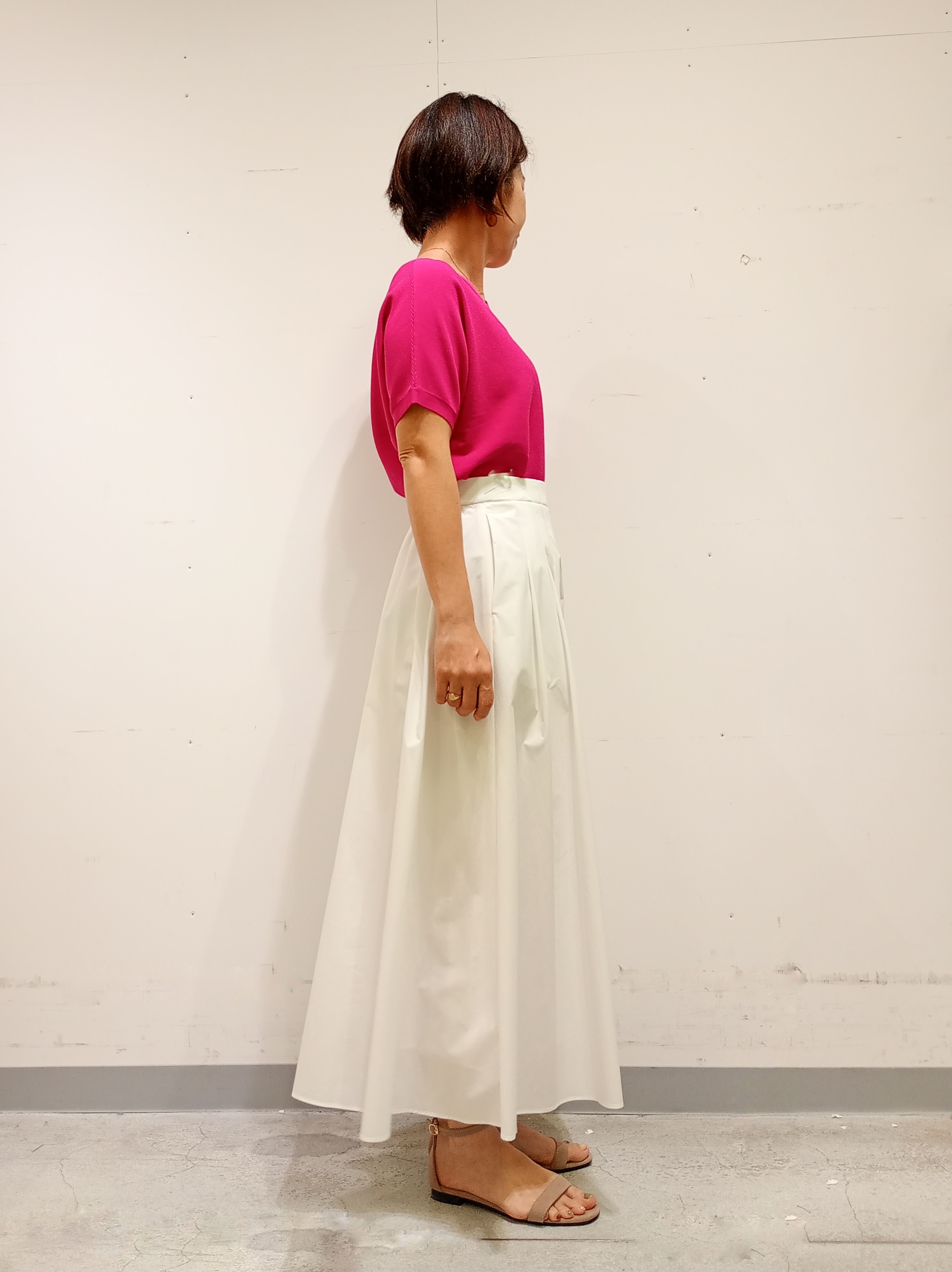 Kさんの「INDIVI｜【洗える／多機能／SETUP可】着る日傘ダブルジャケット」を使ったコーディネート