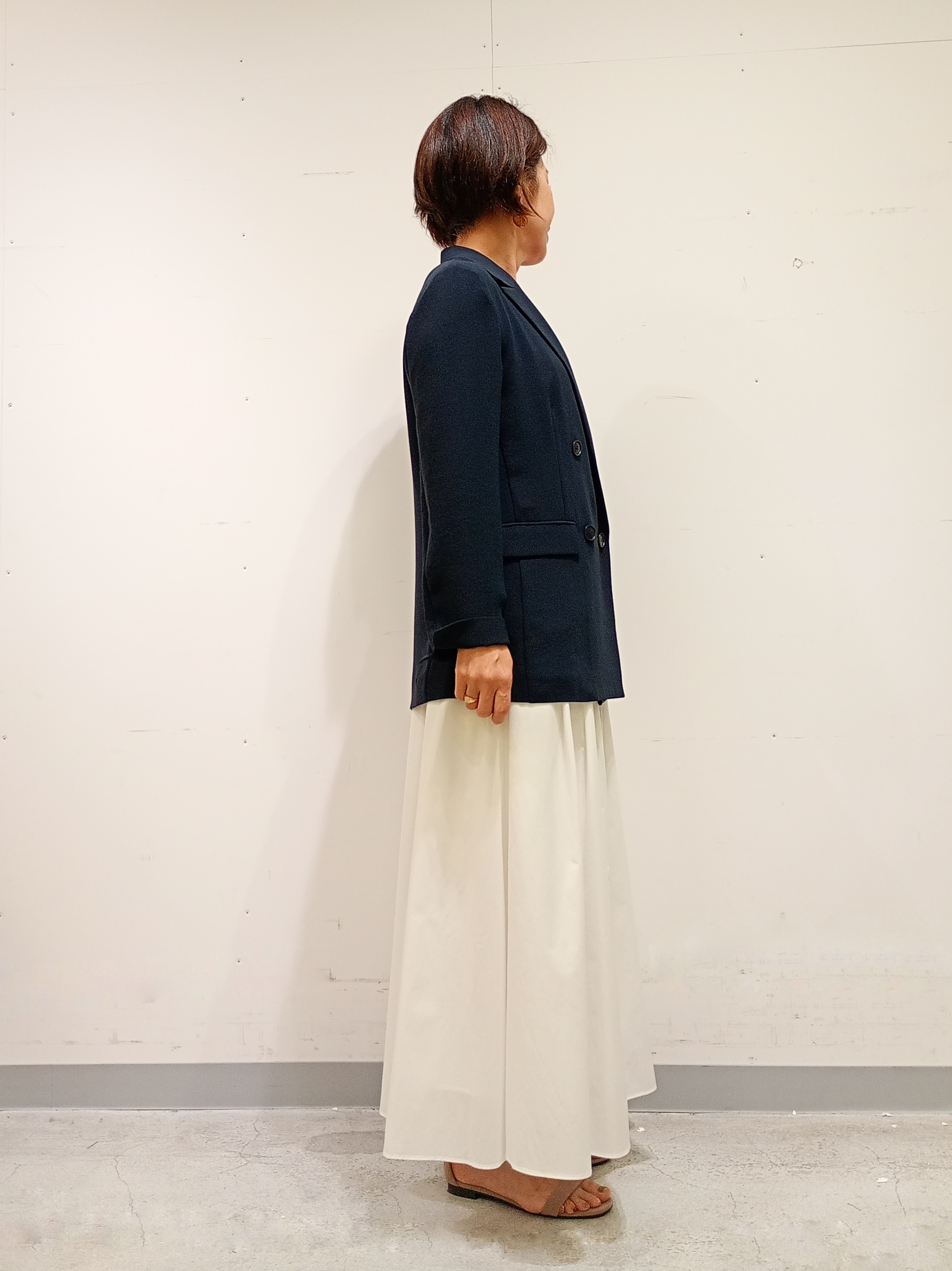 Kさんの「INDIVI｜【洗える／多機能／SETUP可】着る日傘ダブルジャケット」を使ったコーディネート