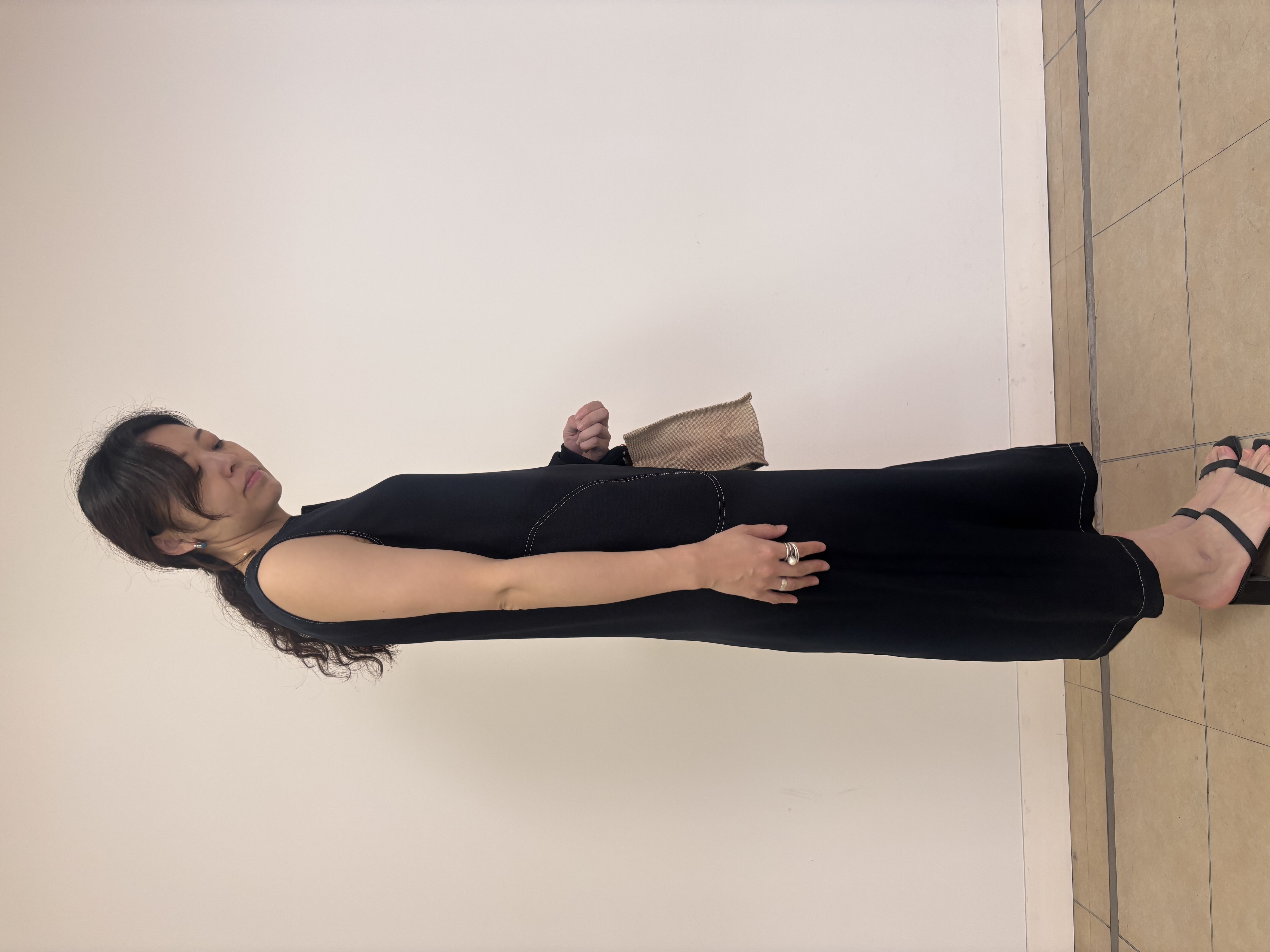 Harukaさんの「DRESSTERIOR｜【セットアップ可/UVカット/接触冷感/吸水速乾】ウォッシャブル リネンライクドルマンジャケット」を使ったコーディネート