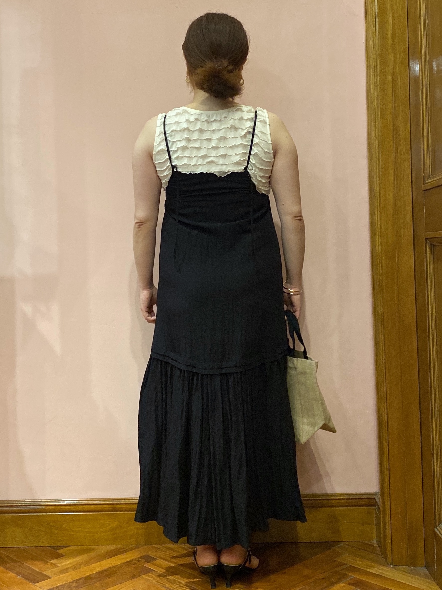 Ayano.Kさんの「DRESSTERIOR｜【セットアップ可/ウォッシャブル】セットアップストライプジレ」を使ったコーディネート