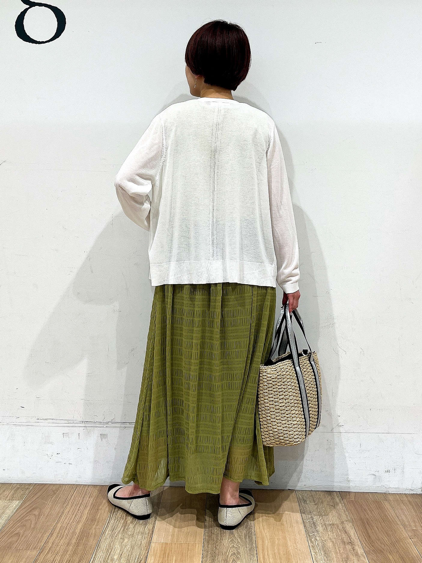 山さんさんの「grove｜高評価！【接触冷感／UVカットetc】ベーシックショートカーディガン」を使ったコーディネート