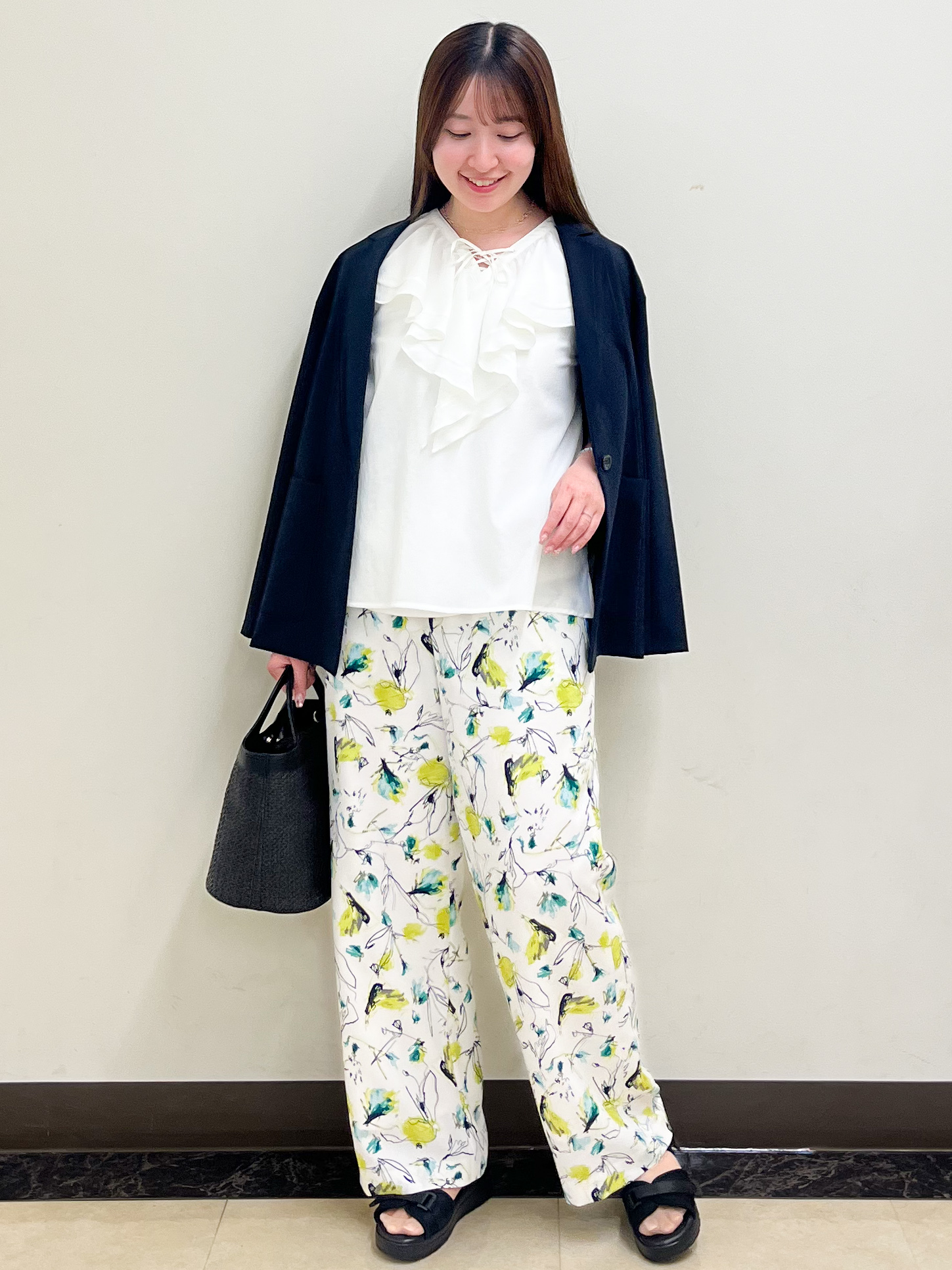 mikikoさんの「Reflect｜【SS-4Lサイズ／接触冷感／シワになりにくい】リラクシーテーラードジャケット」を使ったコーディネート