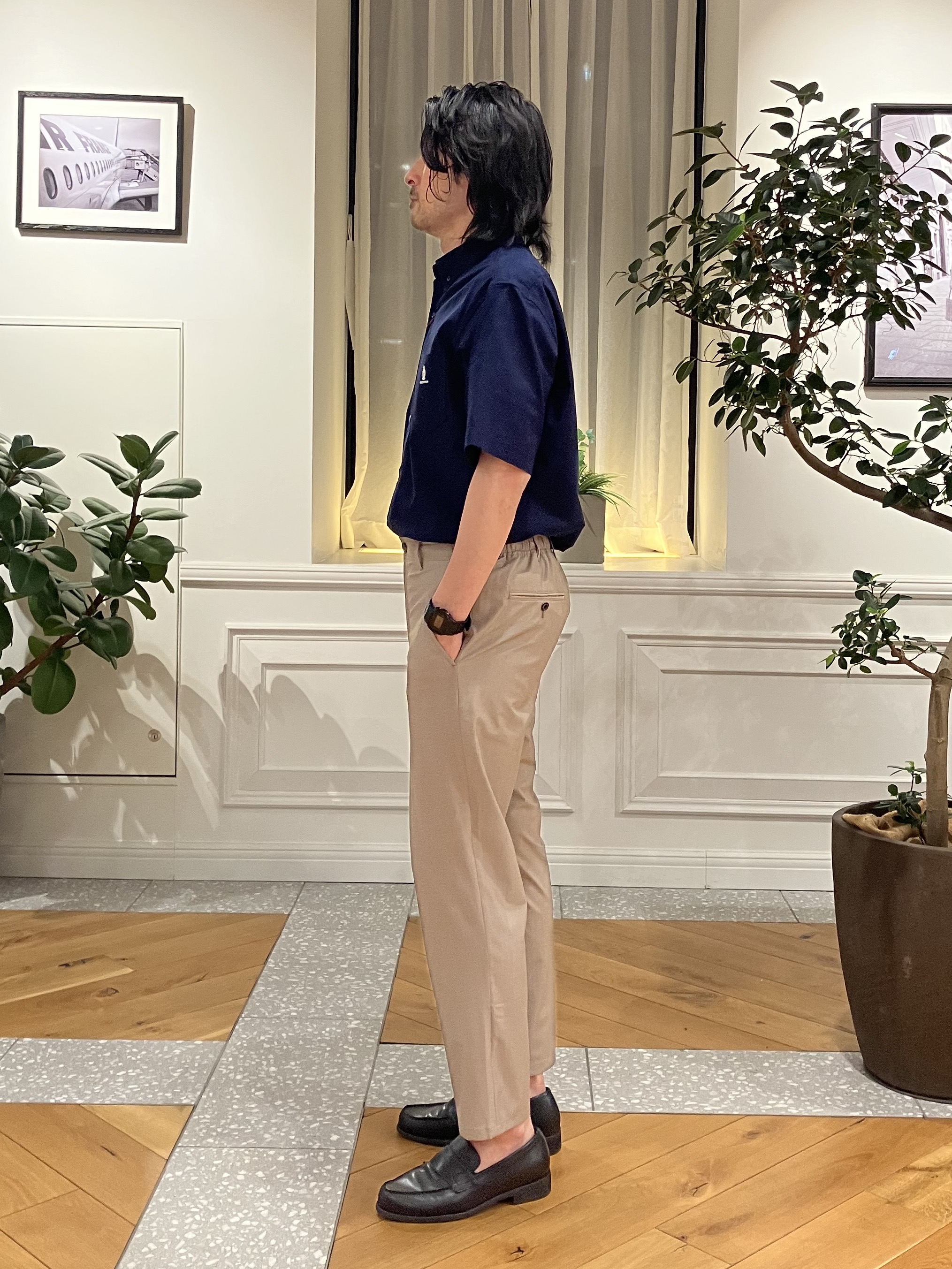 junyaさんの「DRESSTERIOR｜ナイトエンブロイ オックスシャツ」を使ったコーディネート