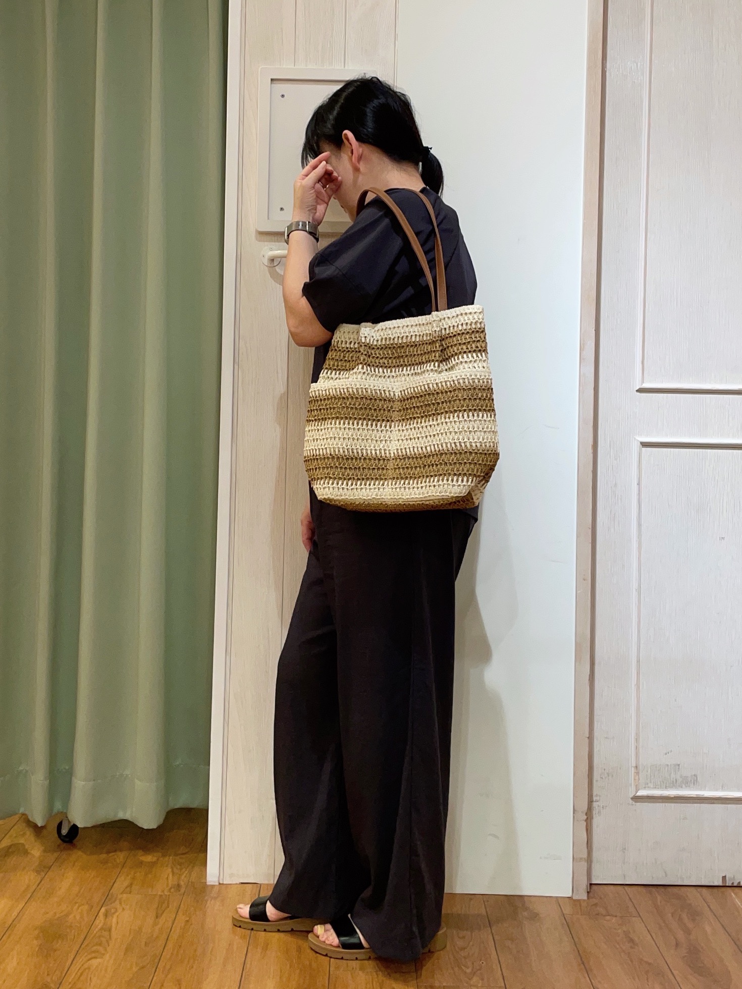 ke-yさんの「SHOO･LA･RUE｜【S-LL/洗濯機可/セットアップ可】軽凛(かろりん) ひんやりタックブラウス」を使ったコーディネート