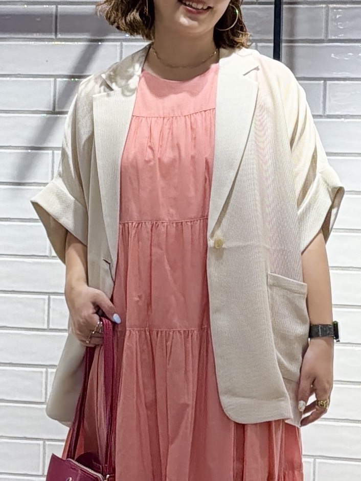 sumicaさんの「OPAQUE.CLIP｜メッシュテーラードジャケット【洗濯機OK】」を使ったコーディネート
