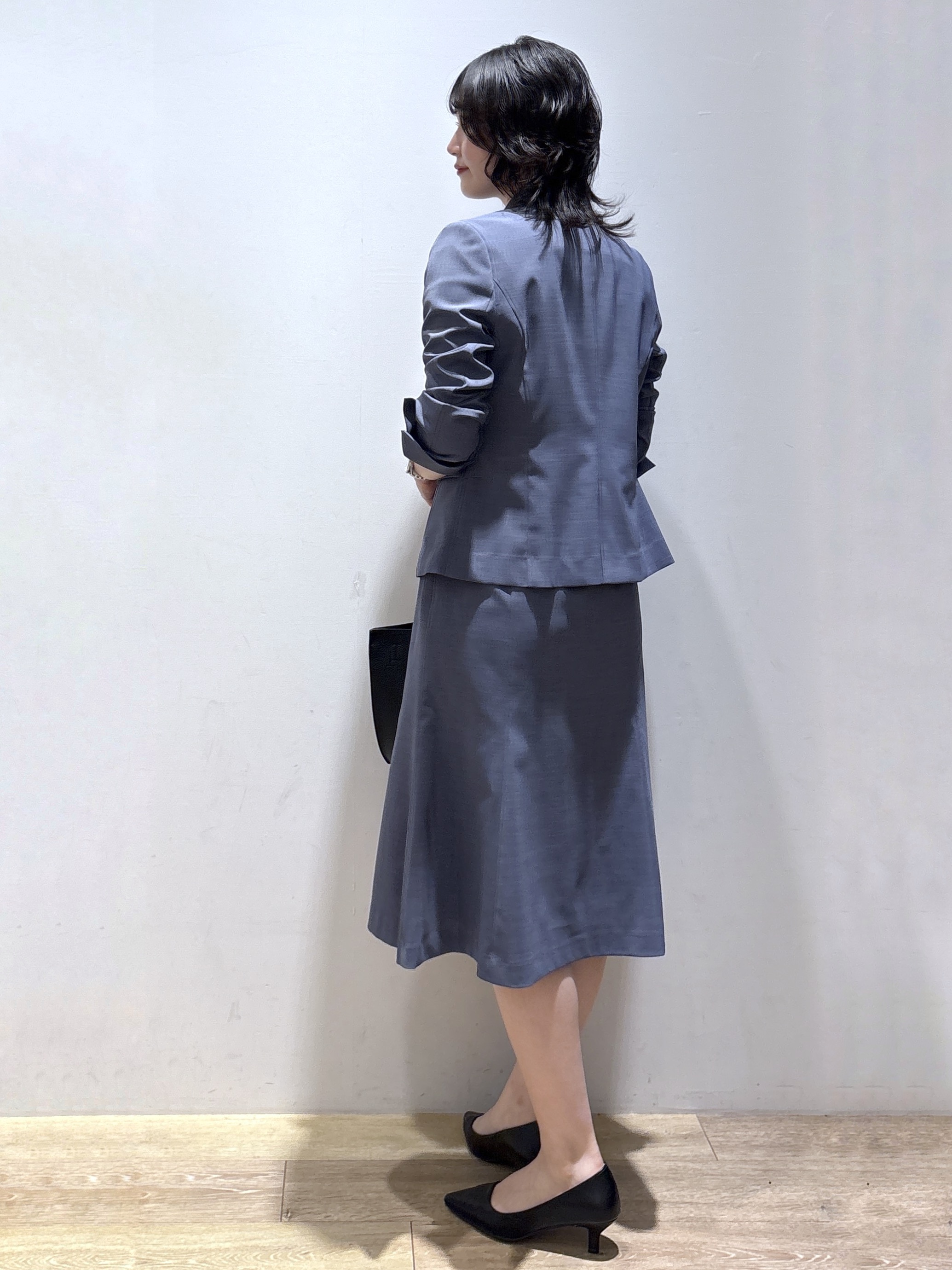 mizukiさんの「index｜【接触冷感／吸水速乾】セットアップ対応ストレッチテーラードジャケット《イージーアイロン／洗濯機OK／」を使ったコーディネート