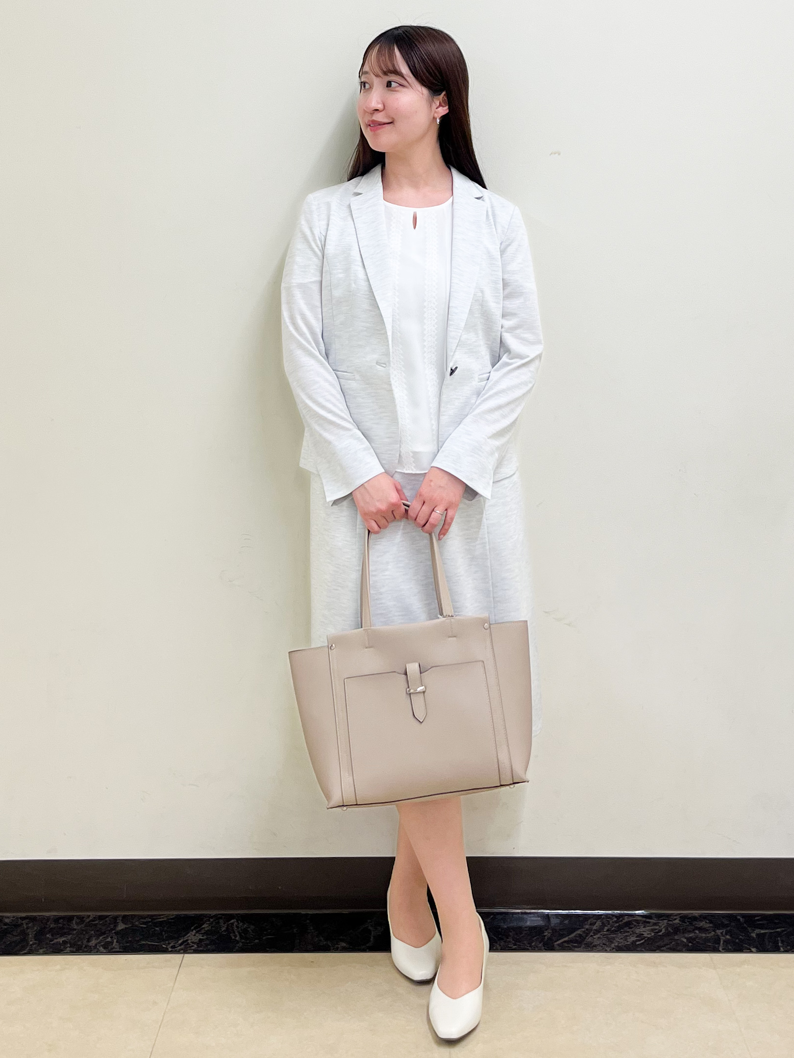 mikikoさんの「Reflect｜【SS-4Lサイズ／UVカット／接触冷感】匠ジャケット／ベーシックテーラード」を使ったコーディネート