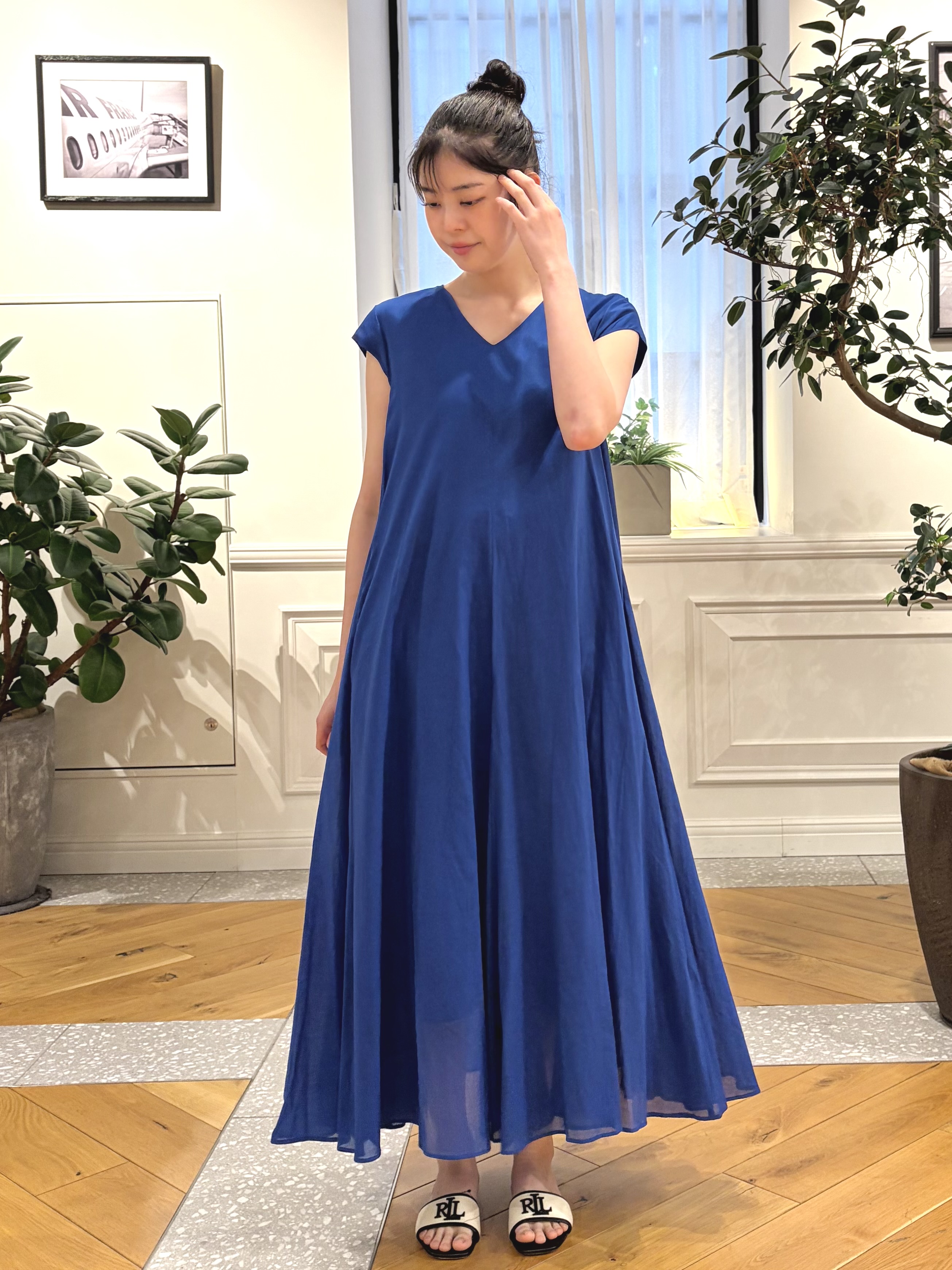 pupiさんの「DRESSTERIOR｜【着映え/ハーフ袖】ウォッシャブルレース クロップドシャツ」を使ったコーディネート