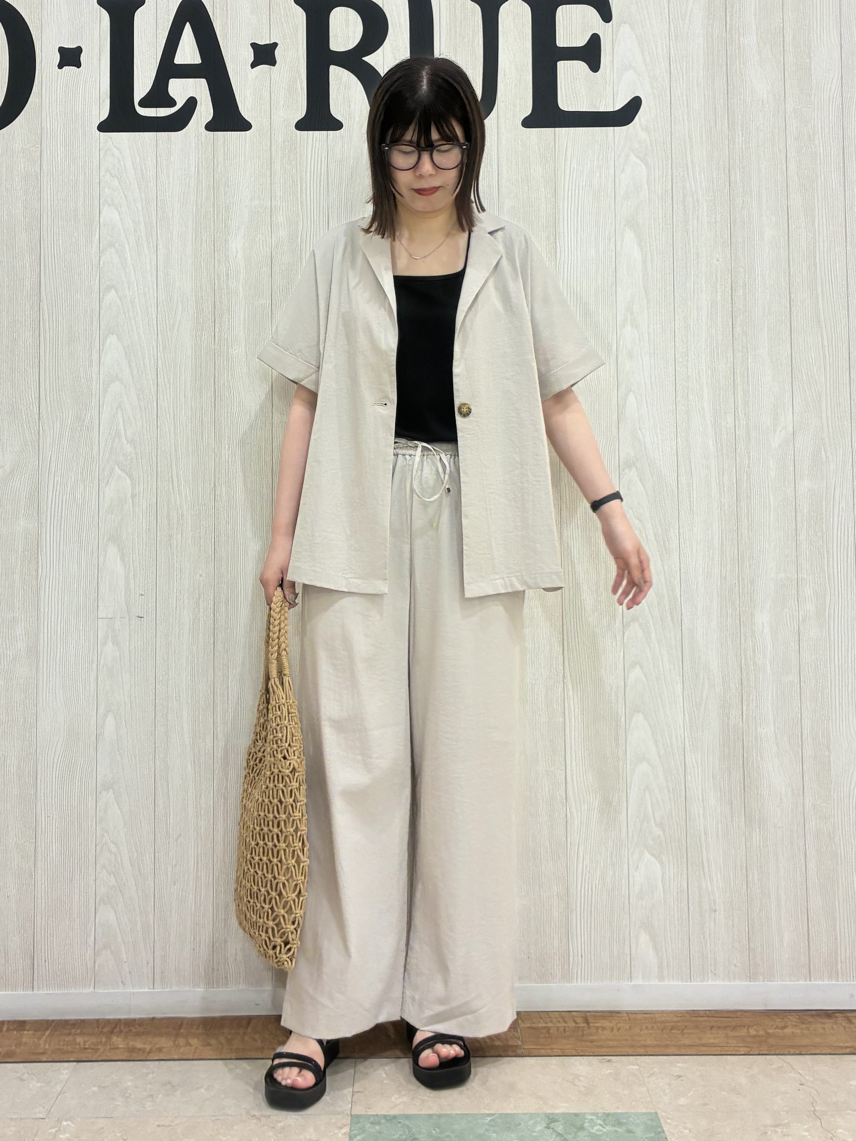 shiiさんの「SHOO･LA･RUE｜【高レビュー/洗濯機可/セットアップ可】軽凛(かろりん) ひんやり半袖ジャケット」を使ったコーディネート