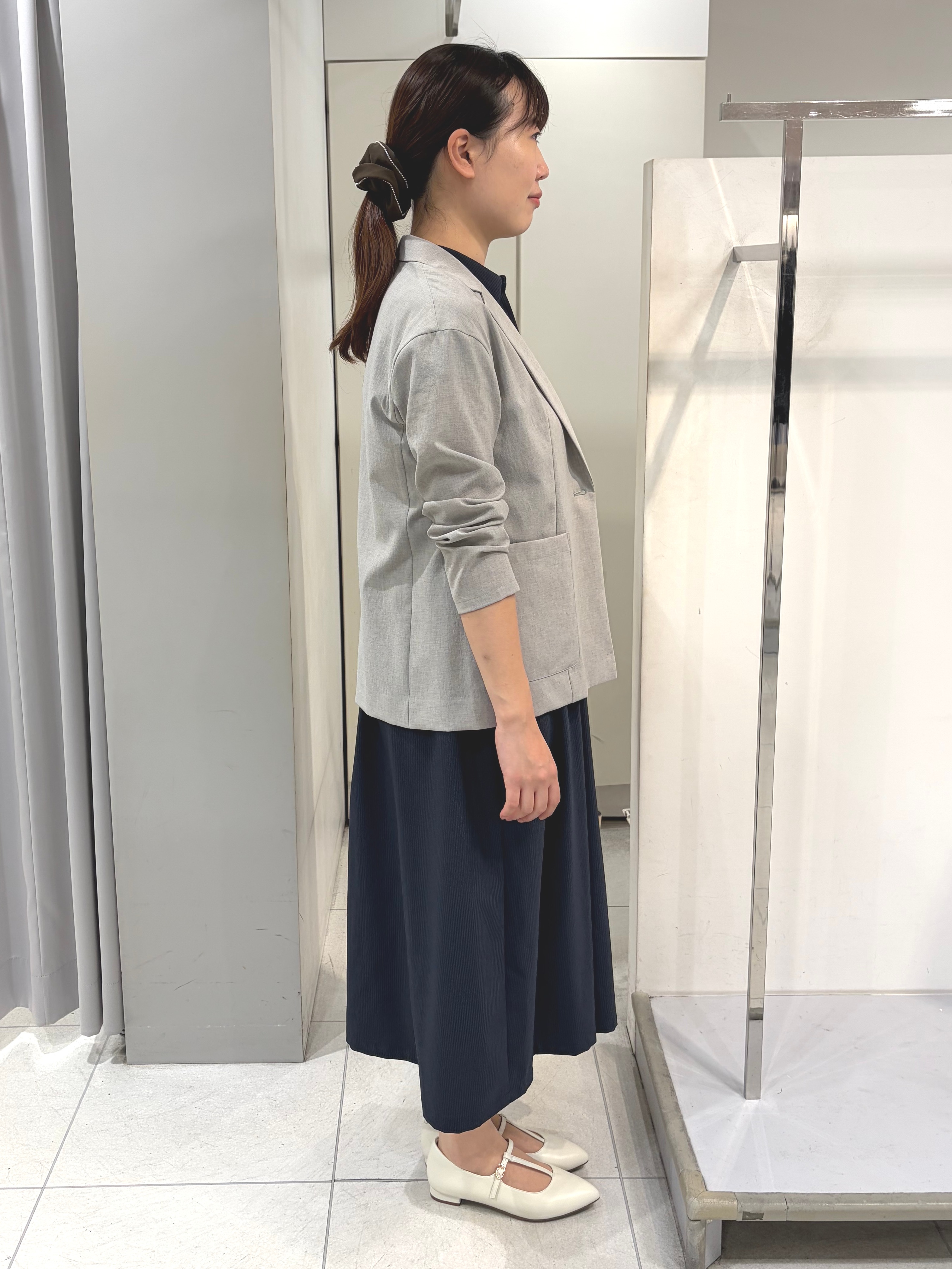 AZUSAさんの「Reflect｜【SS-4Lサイズ／接触冷感／シワになりにくい】リラクシーテーラードジャケット」を使ったコーディネート