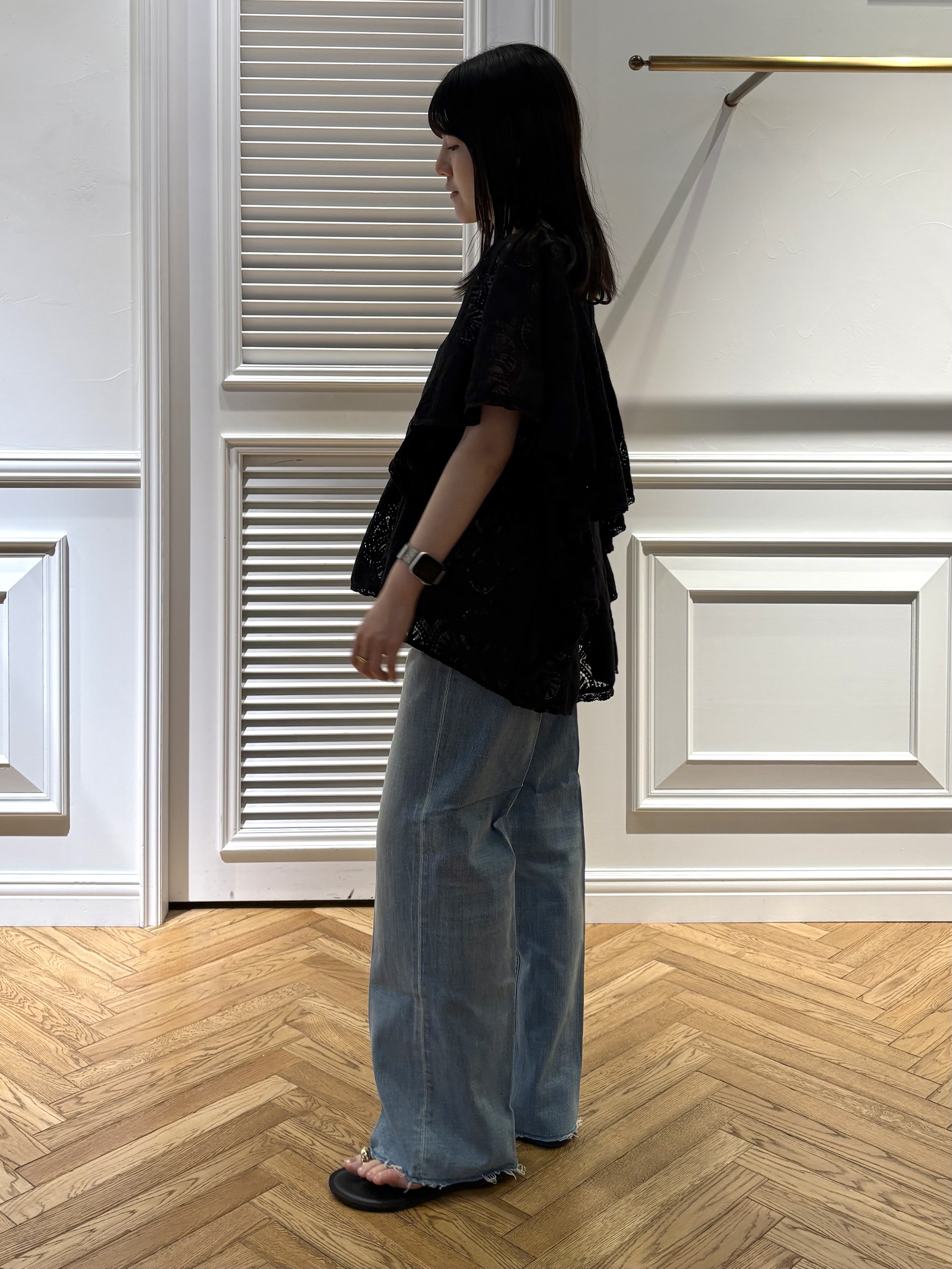 cocoさんの「DRESSTERIOR｜ラッセルレース ブラウス」を使ったコーディネート