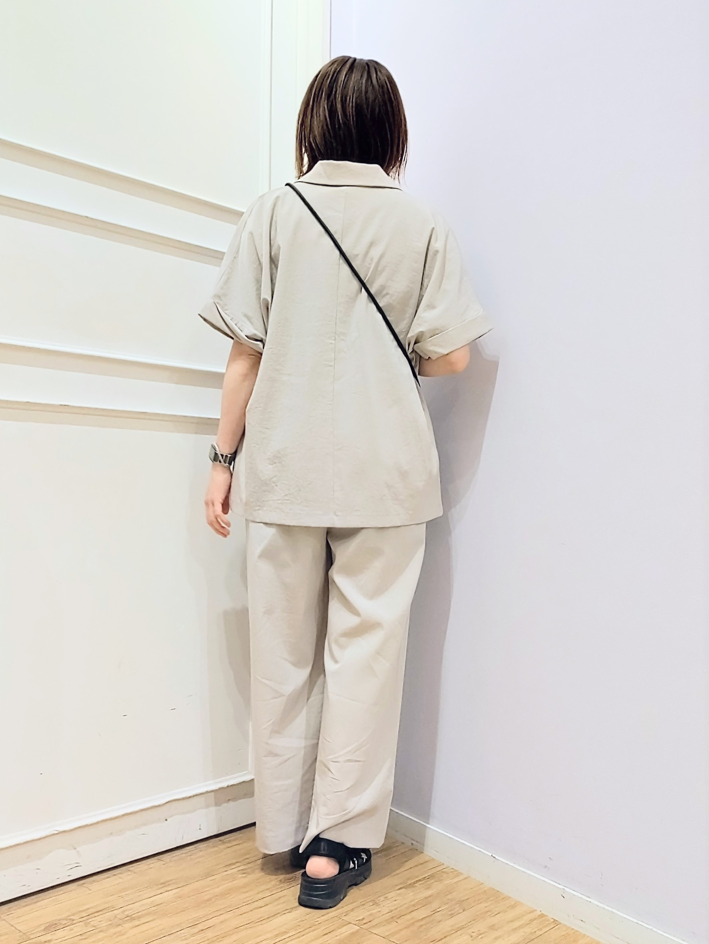 miomioさんの「SHOO･LA･RUE｜【高レビュー/洗濯機可/セットアップ可】軽凛(かろりん) ひんやり半袖ジャケット」を使ったコーディネート