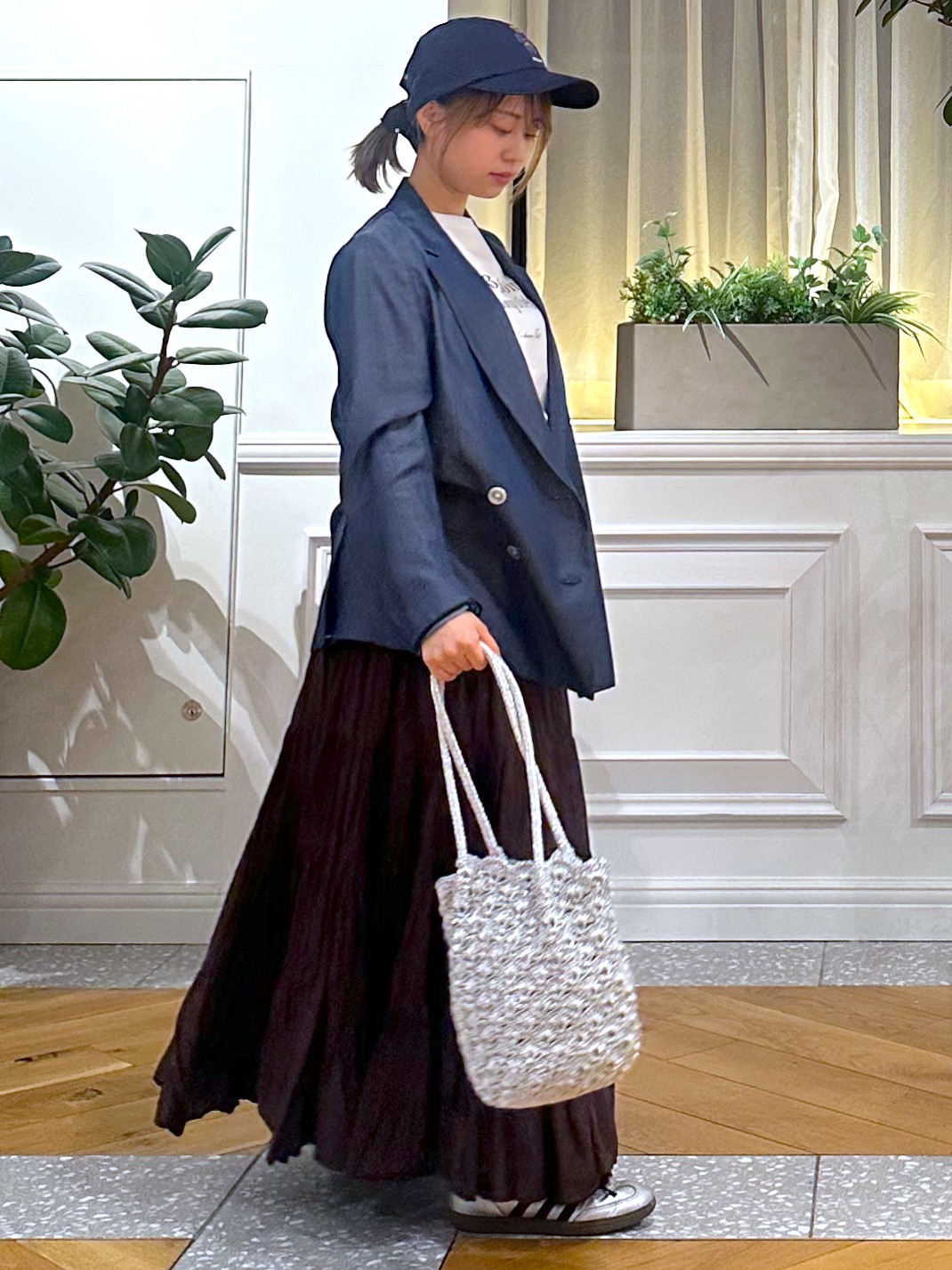 なべこさんの「DRESSTERIOR｜【otonaMUSE5月号掲載/セットアップ可】テンセルデニムダブルジャケット」を使ったコーディネート
