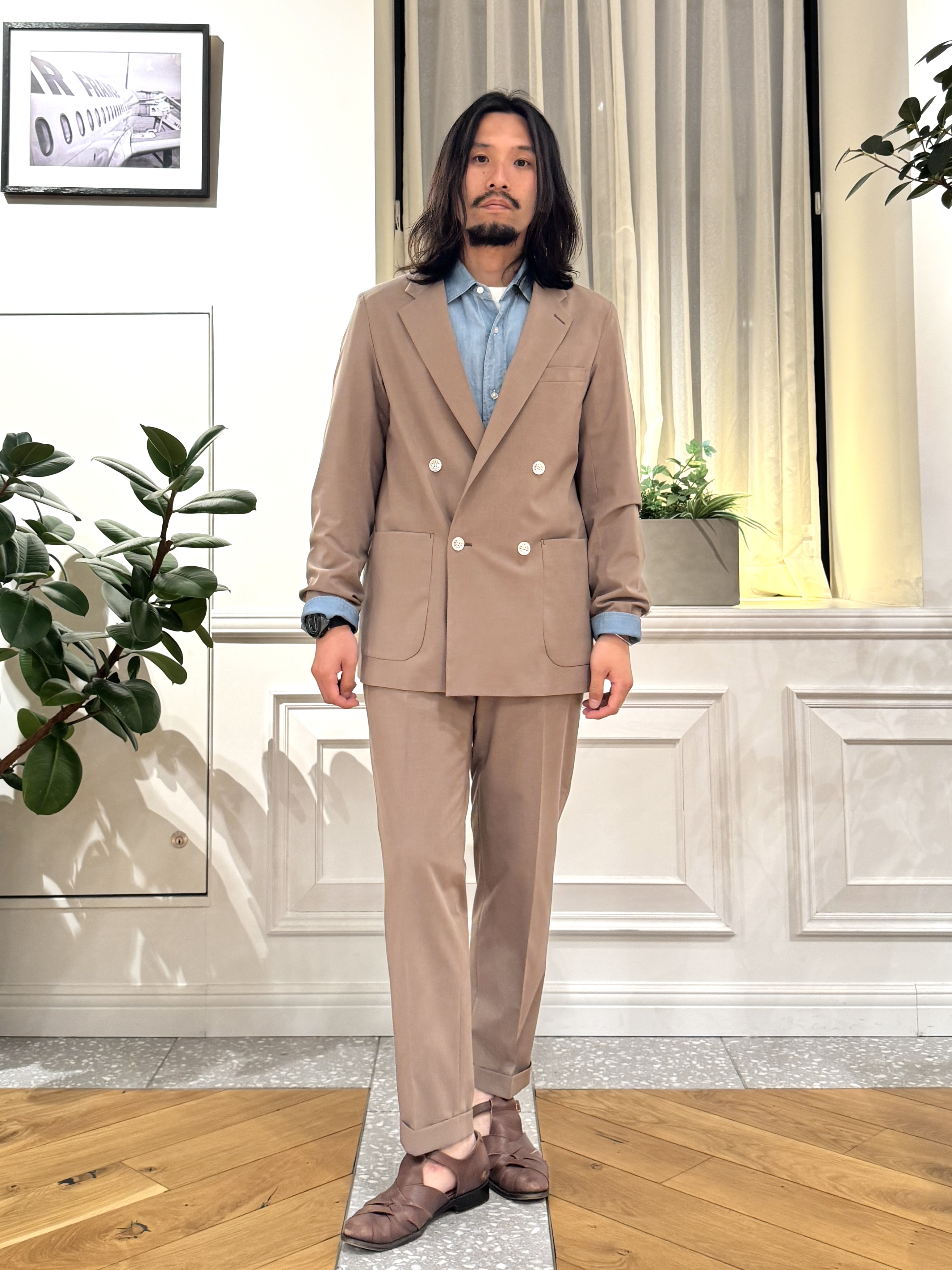 kawarataniさんの「DRESSTERIOR｜【セットアップ可】クールタッチ クイックドライ イージージャケット」を使ったコーディネート