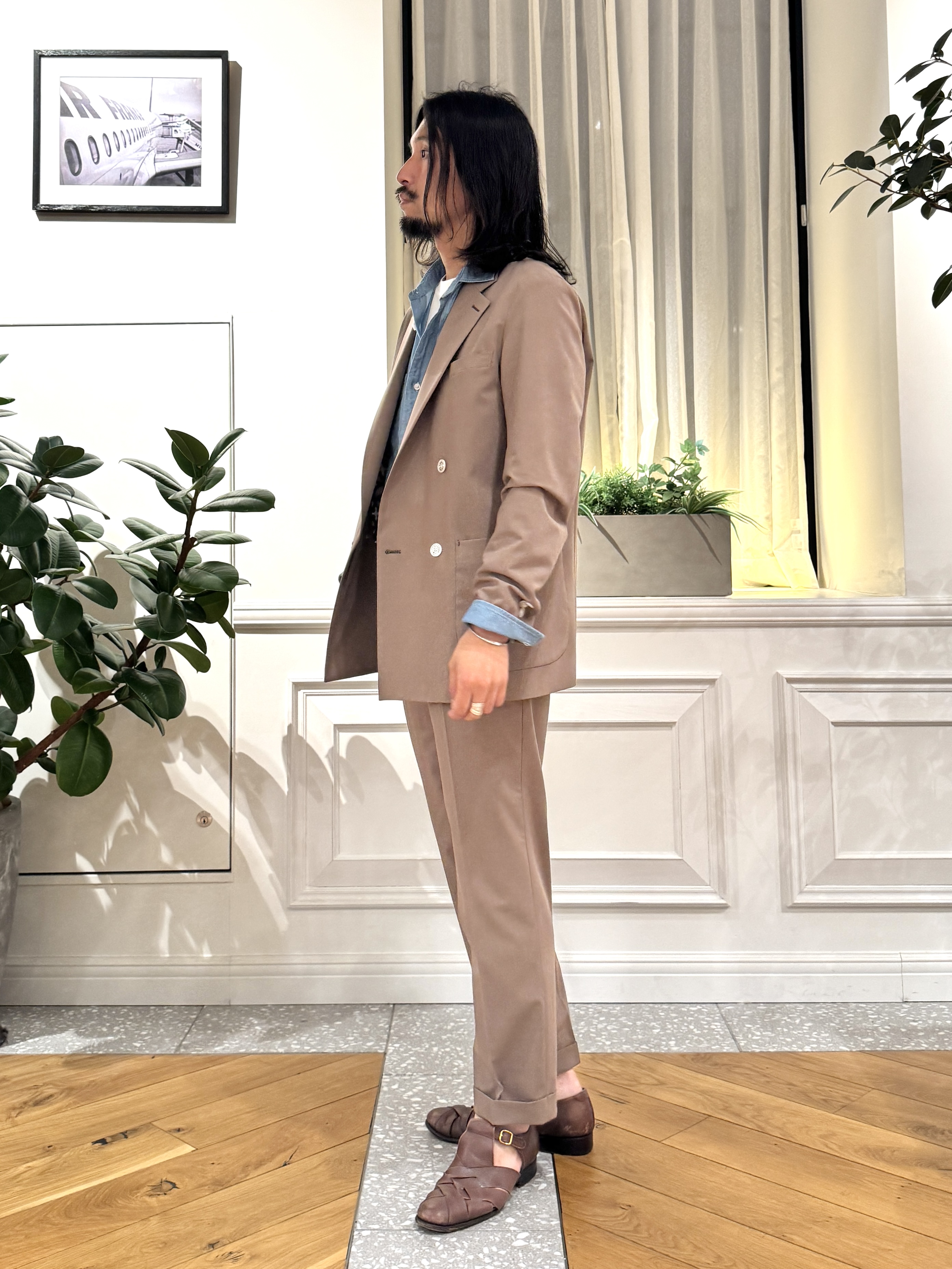 kawarataniさんの「DRESSTERIOR｜【セットアップ可】クールタッチ クイックドライ イージージャケット」を使ったコーディネート