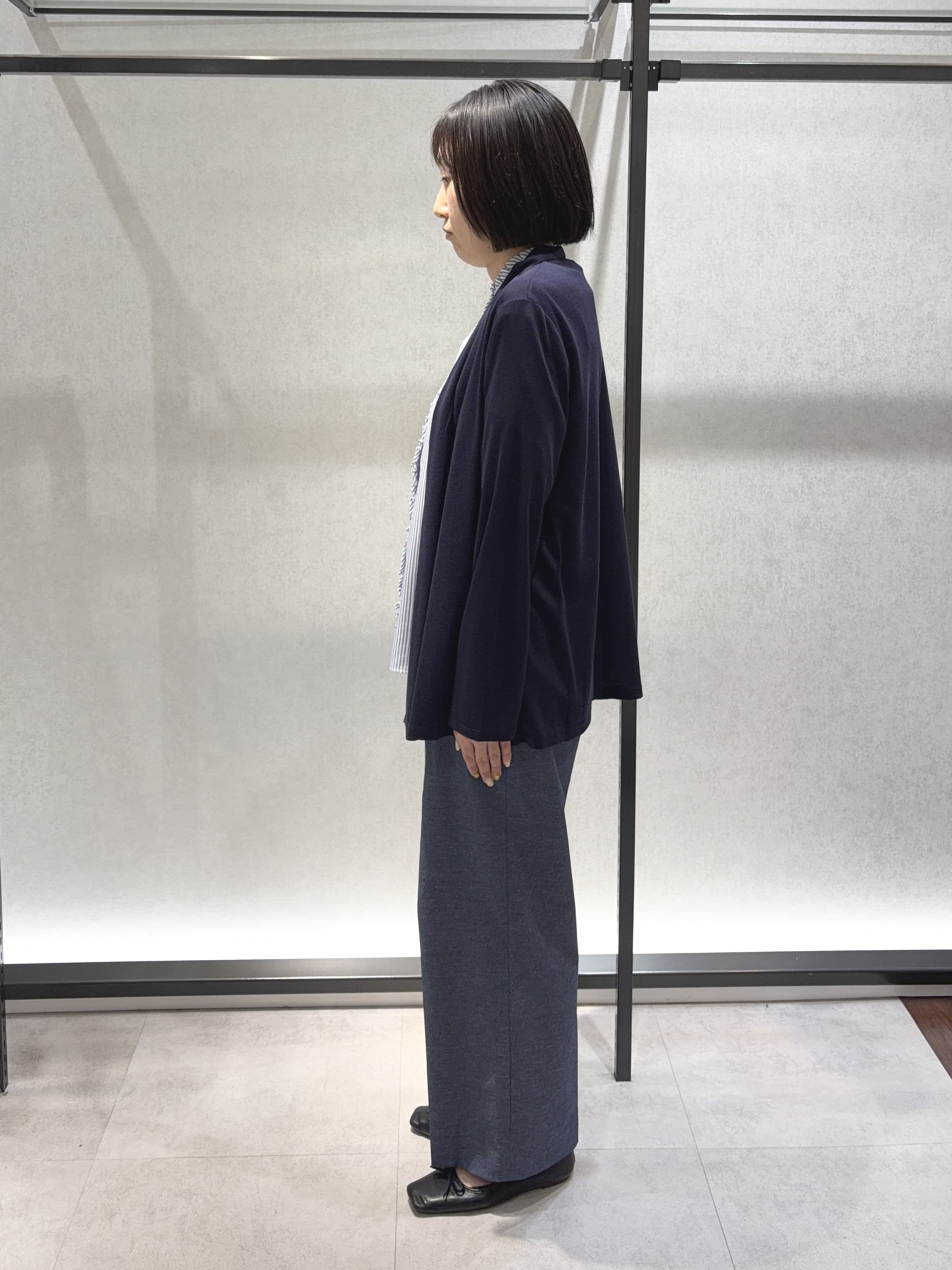 わたなべさんの「UNTITLED｜【接触冷感/UVカット/遮熱機能】フライスジャージカーディガン」を使ったコーディネート