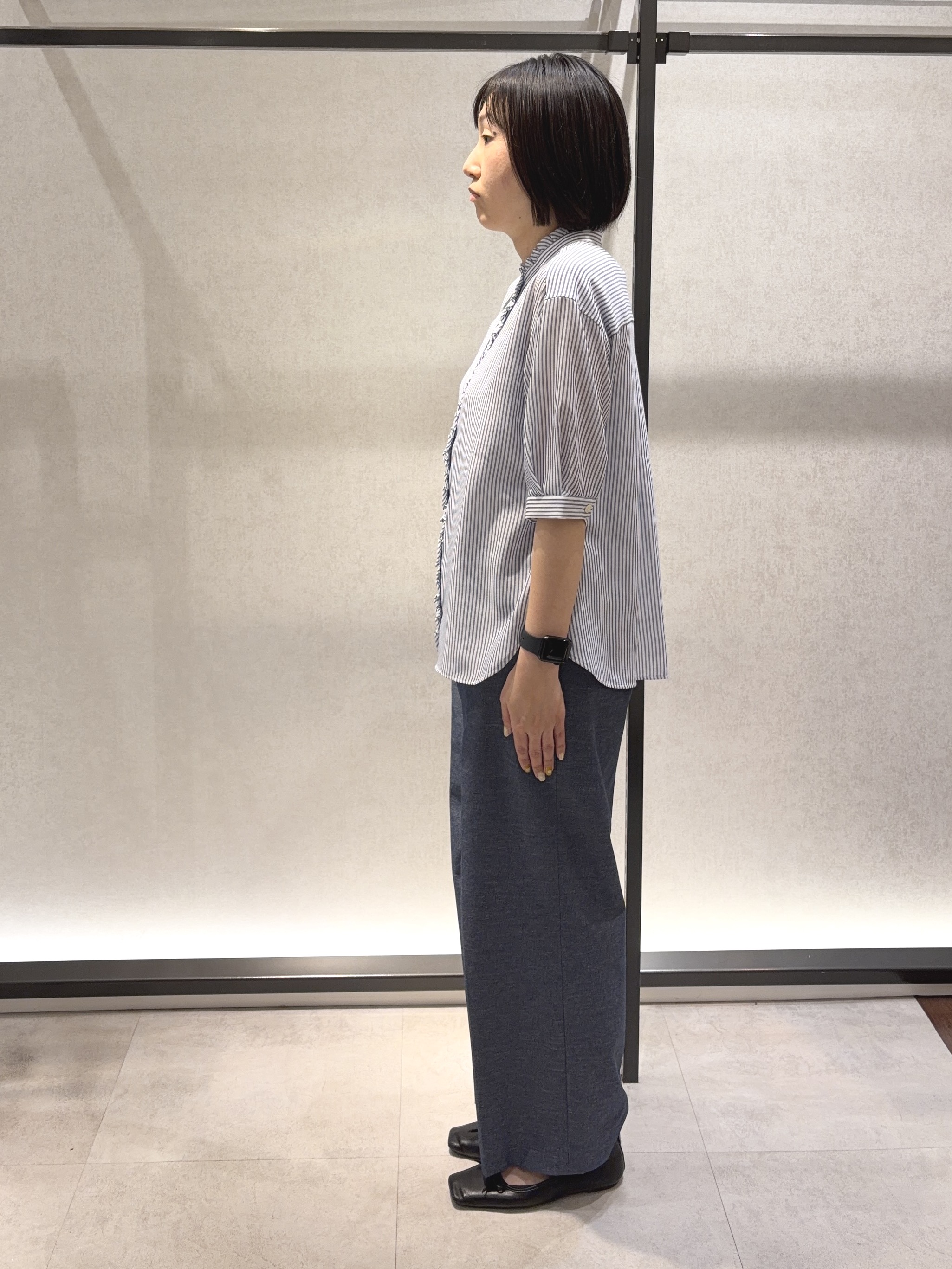 わたなべさんの「UNTITLED｜【接触冷感/UVカット/遮熱機能】フライスジャージカーディガン」を使ったコーディネート
