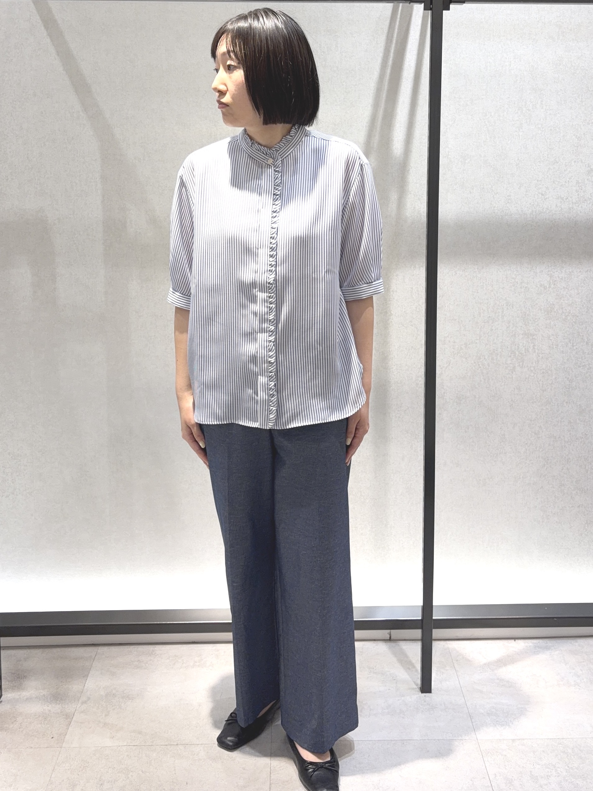 わたなべさんの「UNTITLED｜【接触冷感/UVカット/遮熱機能】フライスジャージカーディガン」を使ったコーディネート