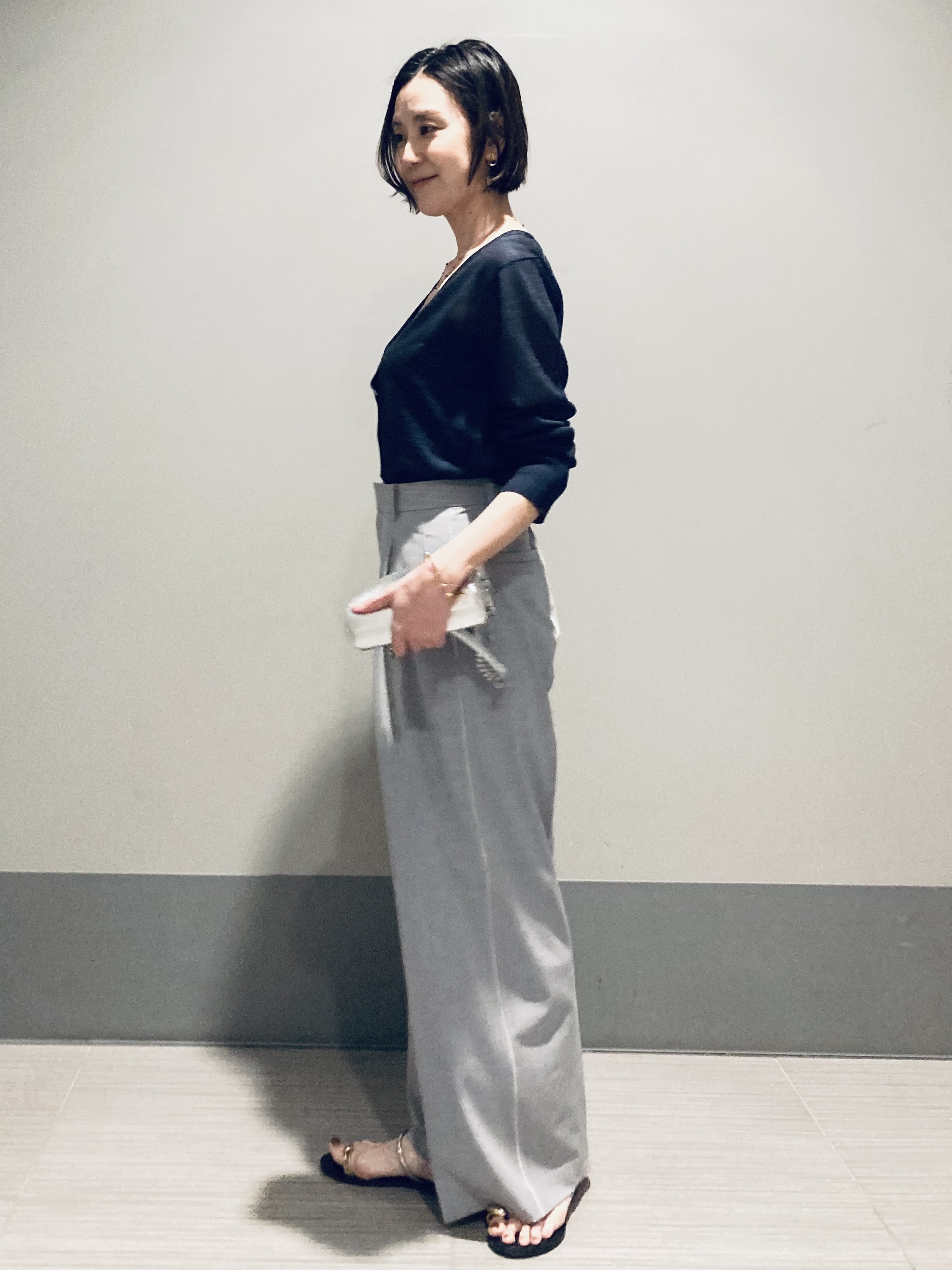 Furuさんの「DRESSTERIOR｜【日除け/冷房対策】ウォッシャブルシアーカーディガン」を使ったコーディネート