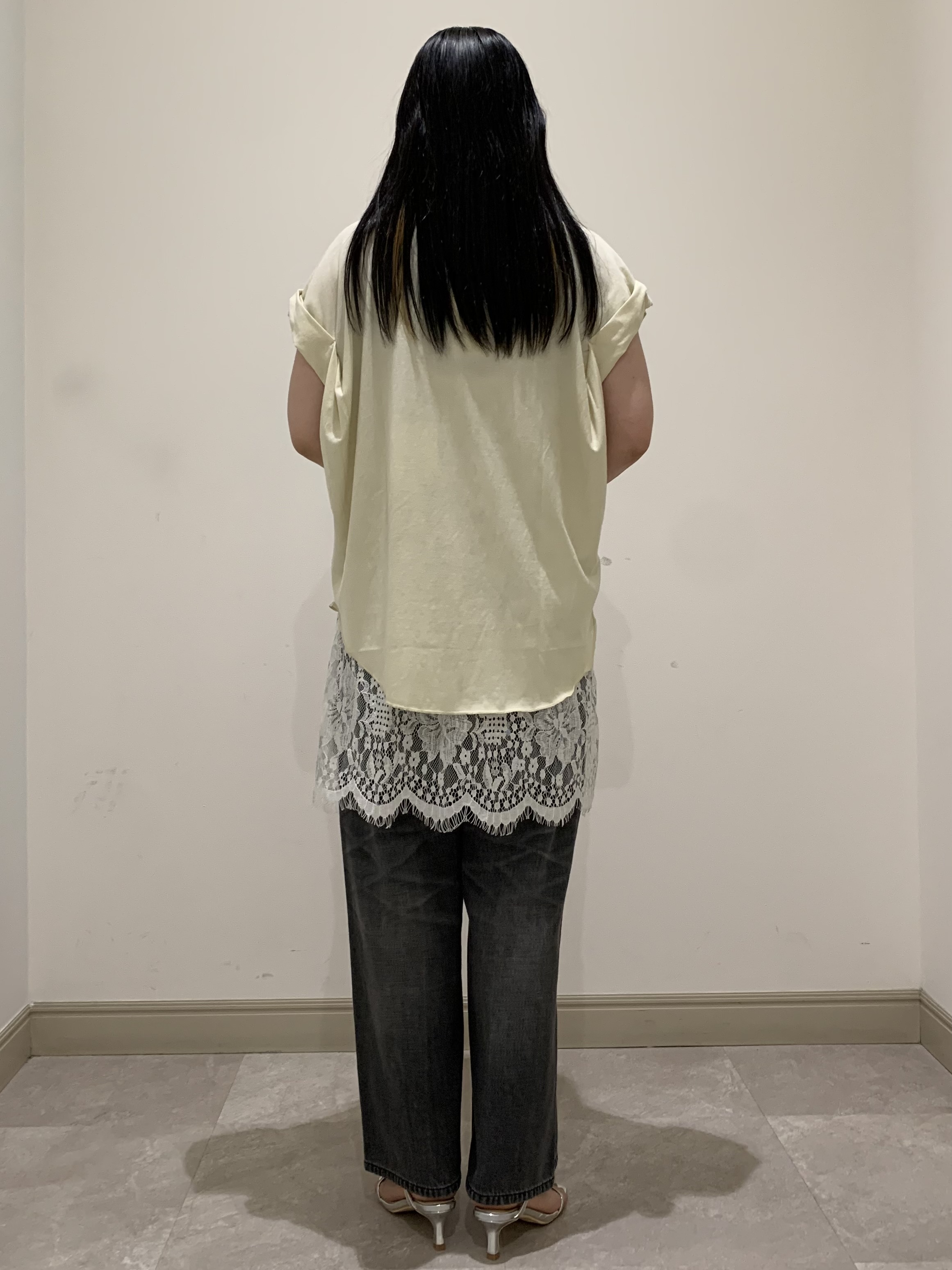 SAKAIさんの「DRESSTERIOR｜AMERICANA（アメリカーナ）ロールアップTシャツ」を使ったコーディネート