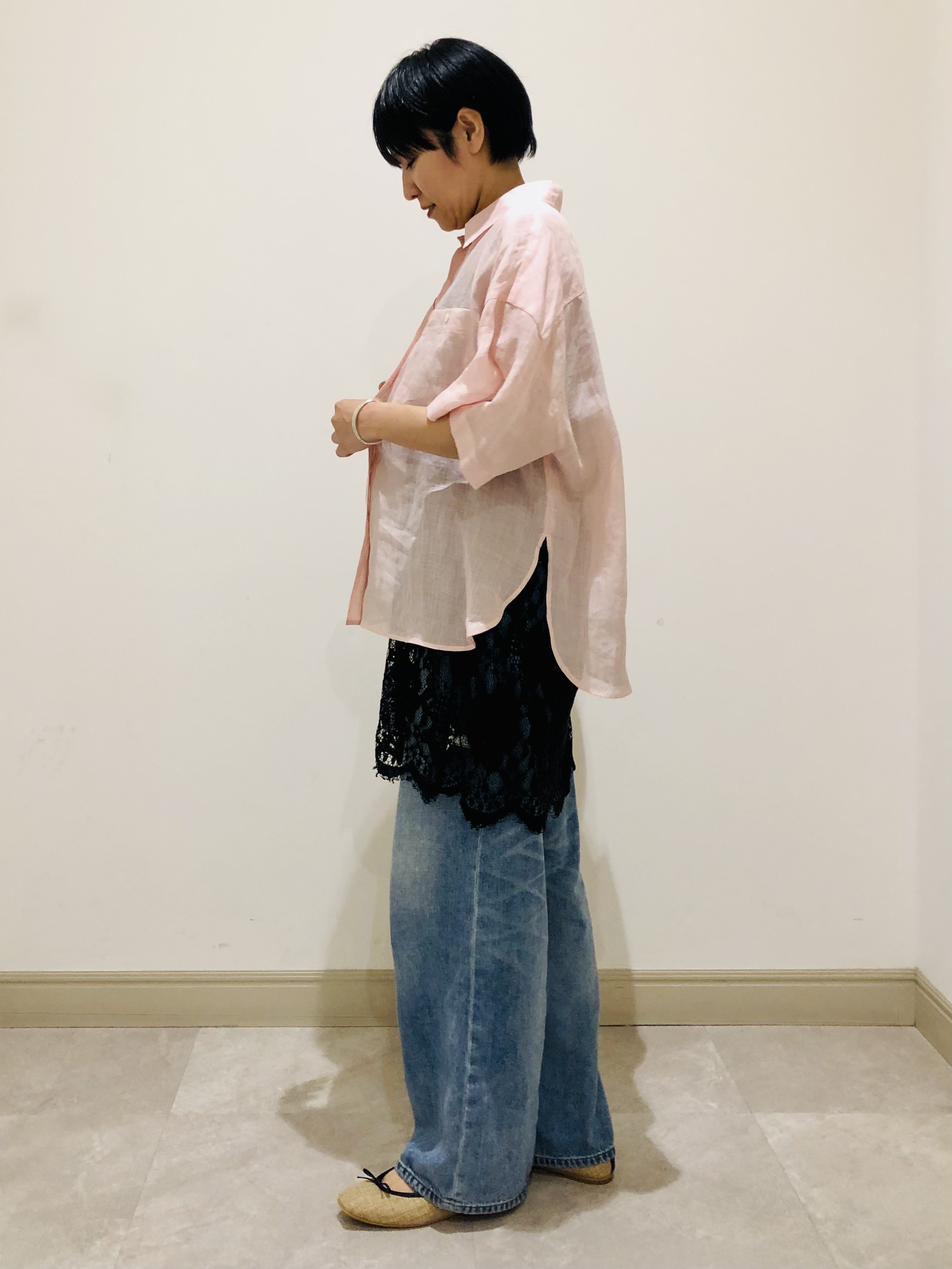 OGATAさんの「DRESSTERIOR｜ピュアラミー シャツ」を使ったコーディネート