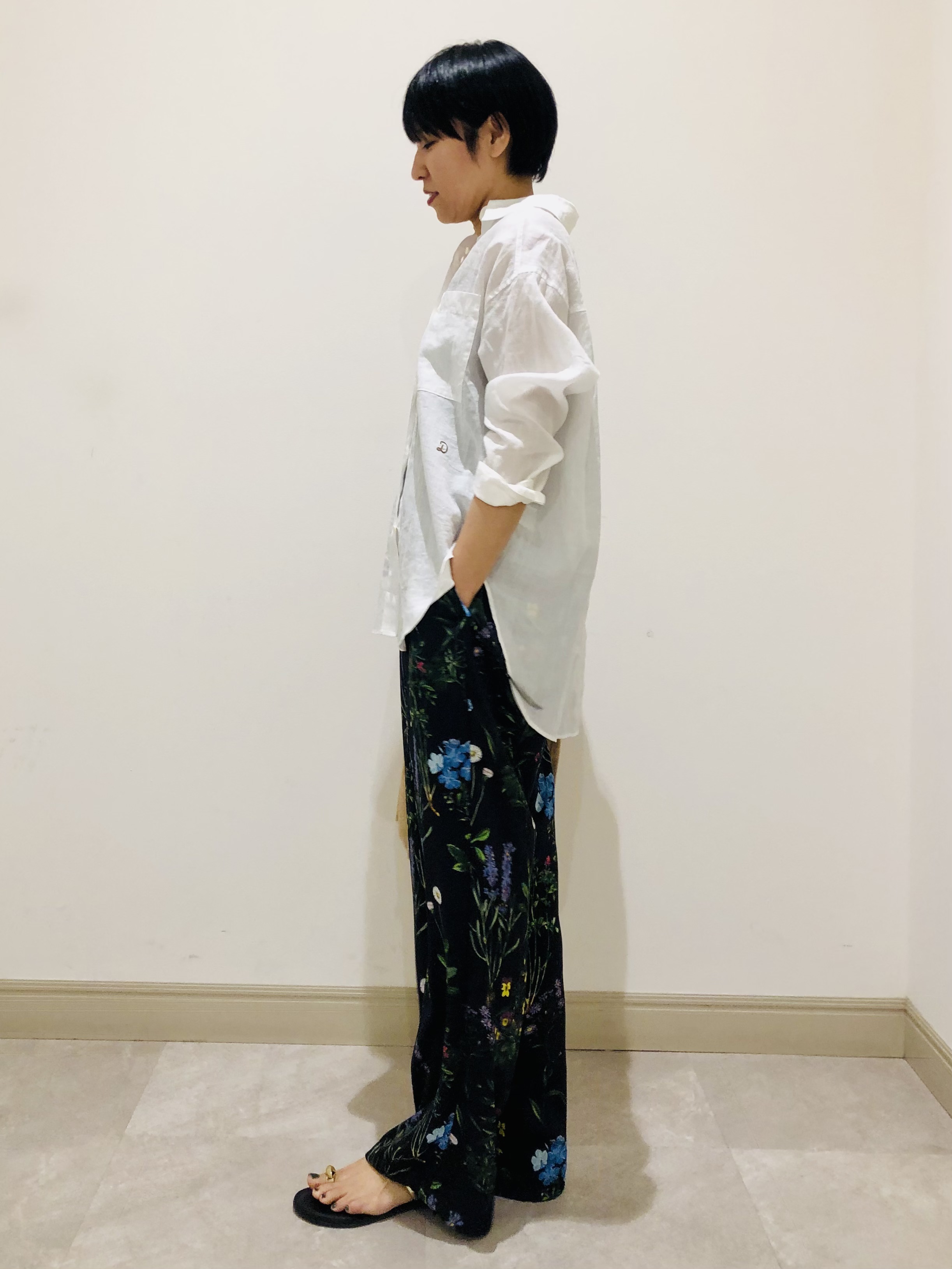 OGATAさんの「DRESSTERIOR｜【人気定番/ウォッシャブル】ガーメントダイラミーシャツ」を使ったコーディネート
