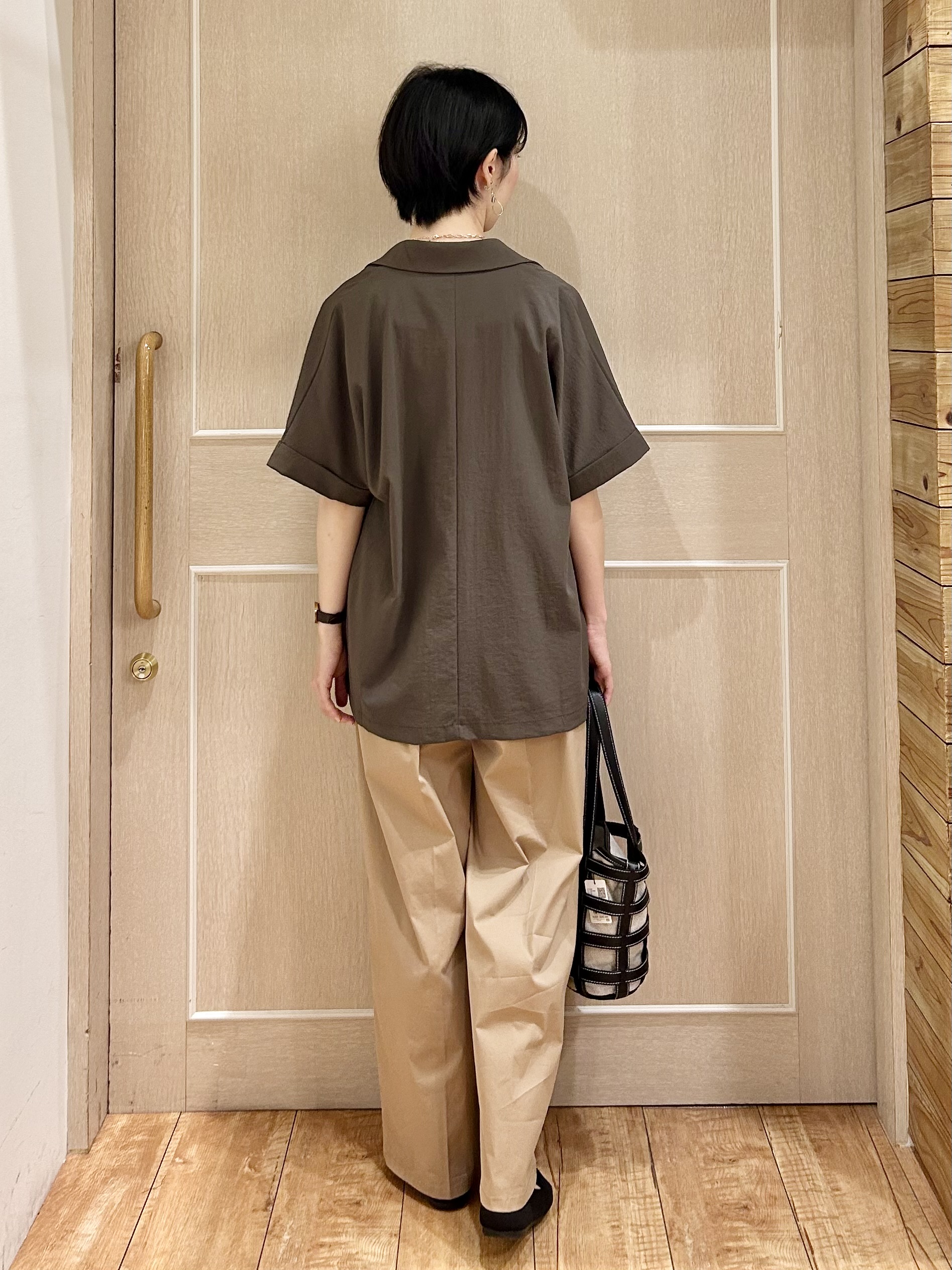 ちぐささんの「SHOO･LA･RUE｜【高レビュー/洗濯機可/セットアップ可】軽凛(かろりん) ひんやり半袖ジャケット」を使ったコーディネート